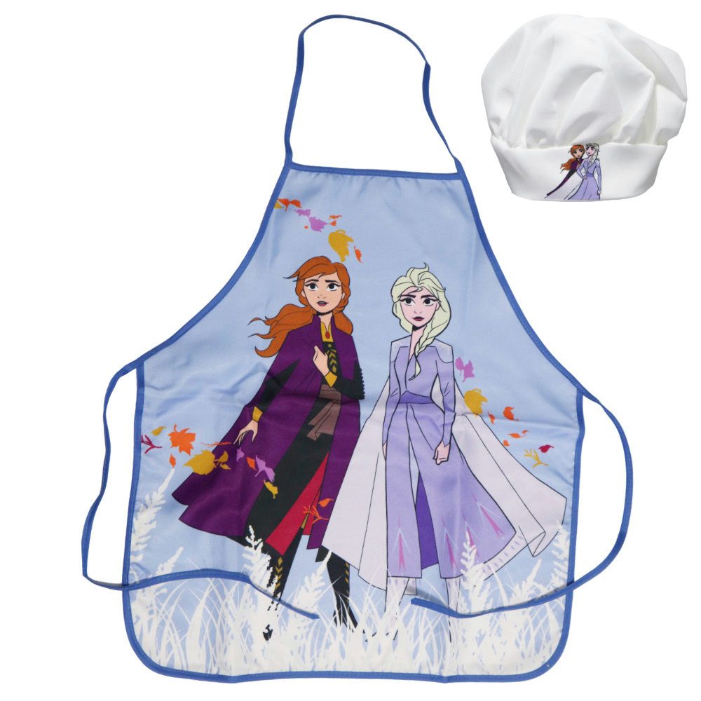 Disney Kochschürze Disney Die Eiskönigin Kinder Backschürze mit Mütze 3-6 Jahre, (2-tlg)