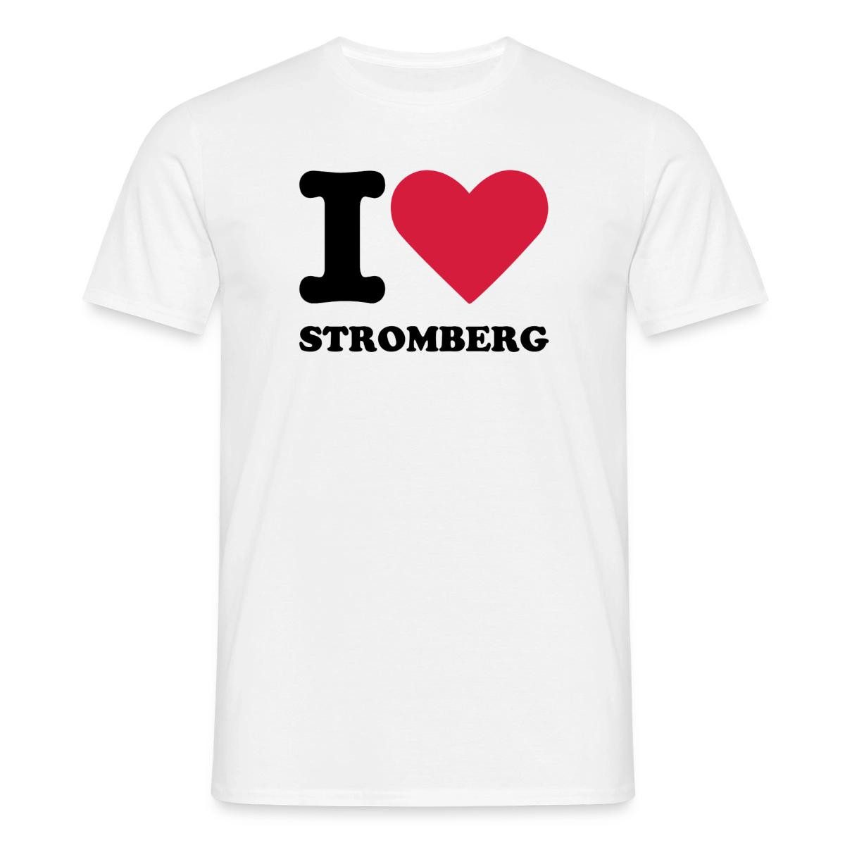 T-Shirt Stromberg Fanartikel I Love Stromberg Männer T-Shirt