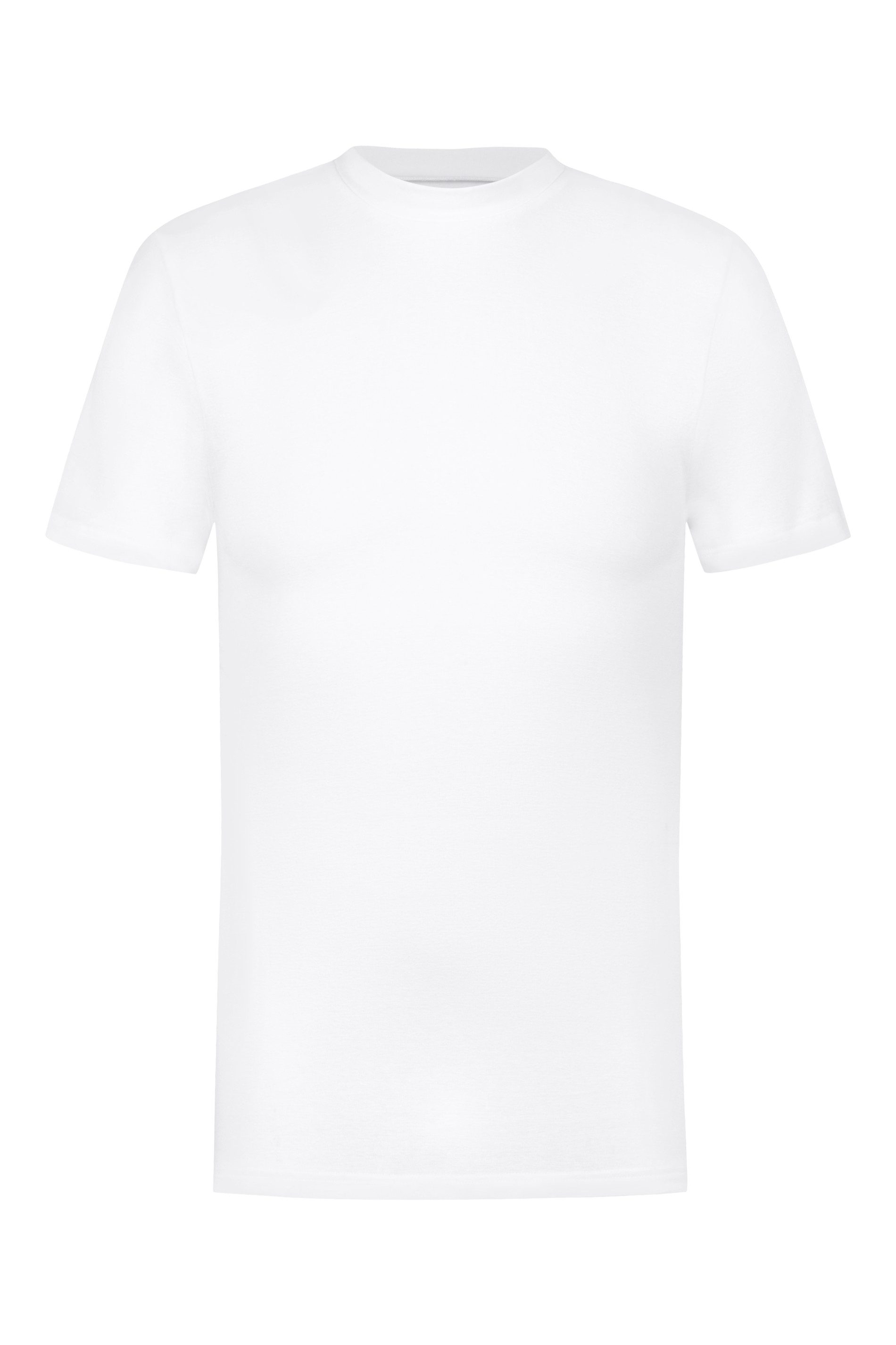 Mey Unterziehshirt NOBLESSE ohne Seitennähte, Feinripp, Rundhalsausschnitt, Kurzarm, atmungsaktiv