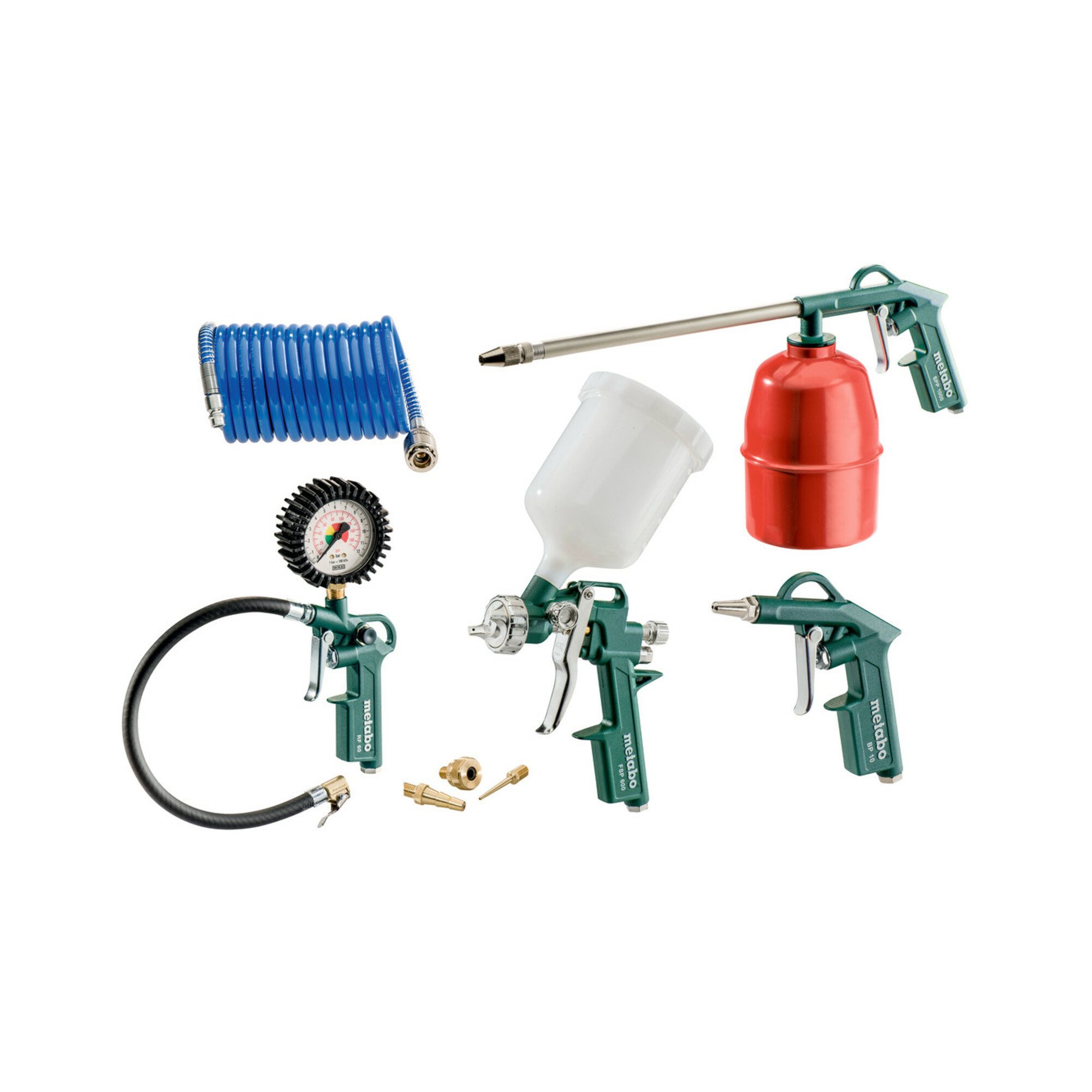 metabo Werkzeugset Metabo Druckluft-Werkzeugset LPZ 7 Set Karton