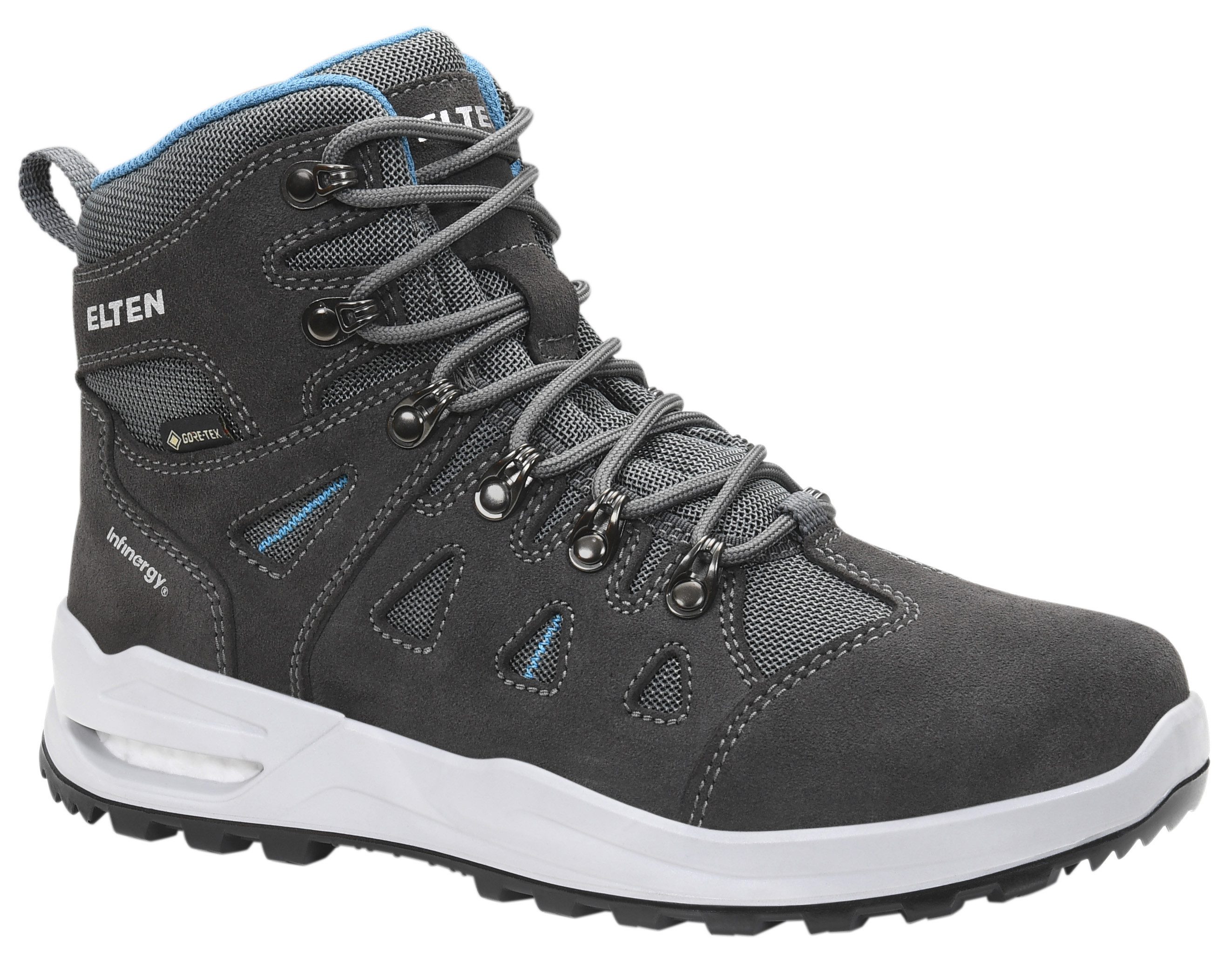 ELTEN ENYA XXF GTX grey-turquoise Mid ESD O2 WR CI Защитные сапоги (Schuhkarton, Paar)