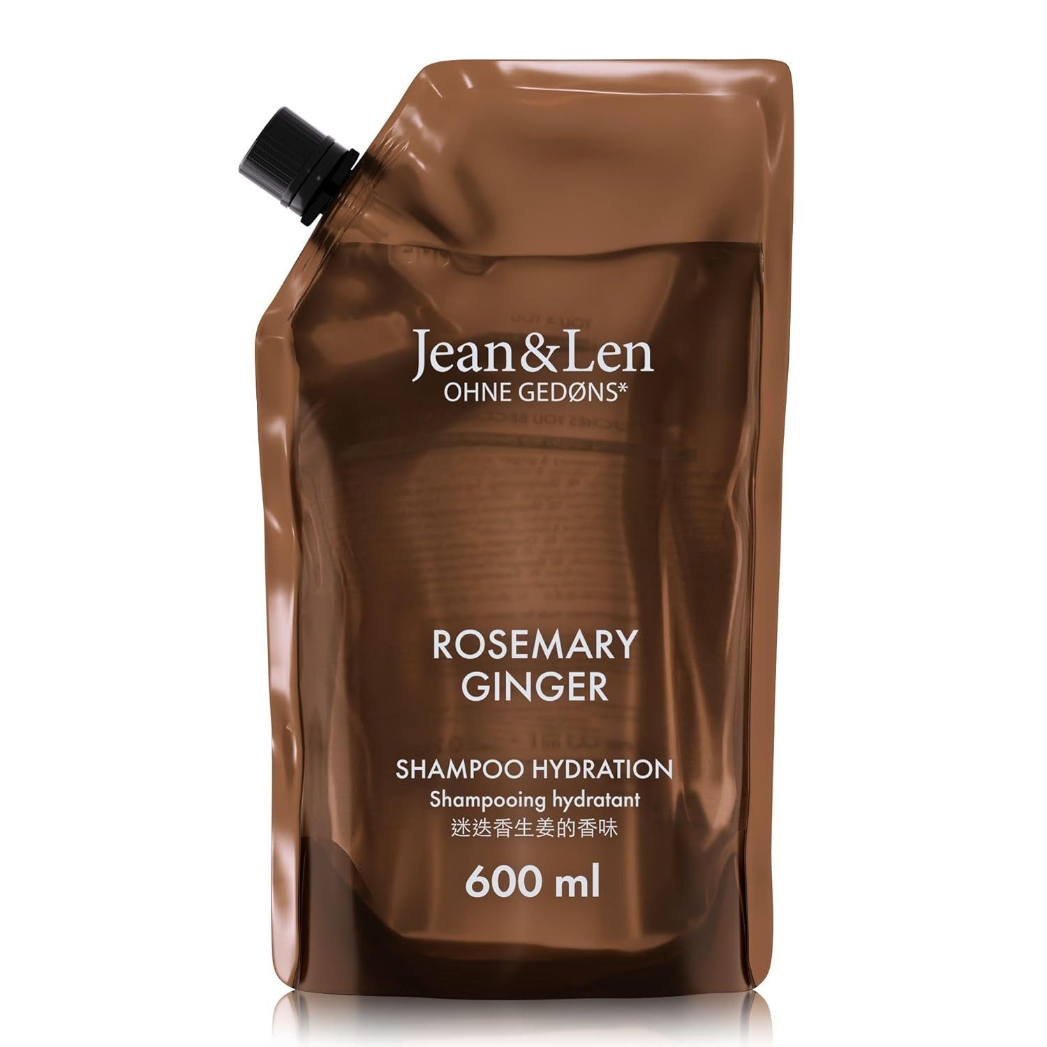 Jean & Len ohne Gedons* Haarshampoo Feuchtigkeit Shampoo Rosemary & Ginger / Refill
