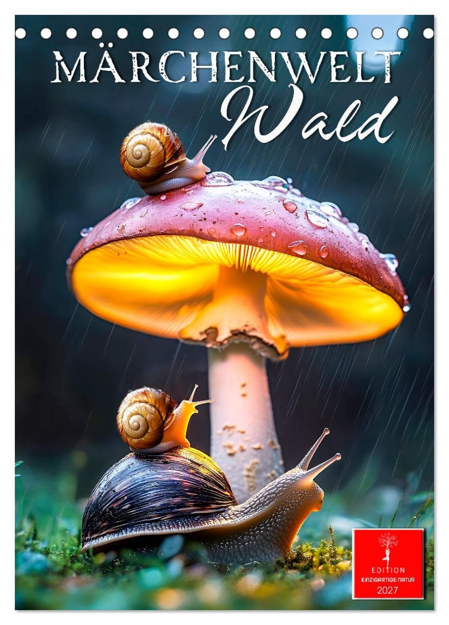 CALVENDO Wandkalender Märchenwelt Wald (Tischkalender 2027 DIN A5 hoch), CALVENDO Monatskale