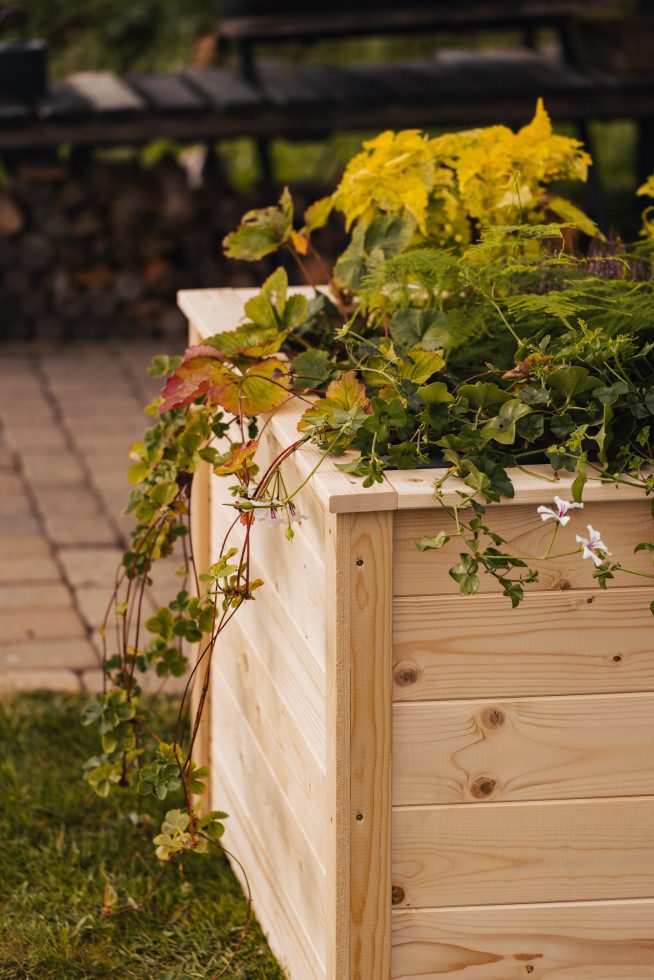 Upyard Hochbeet Upyard Hochbeet 200 x 72 x 70 cm natur mit