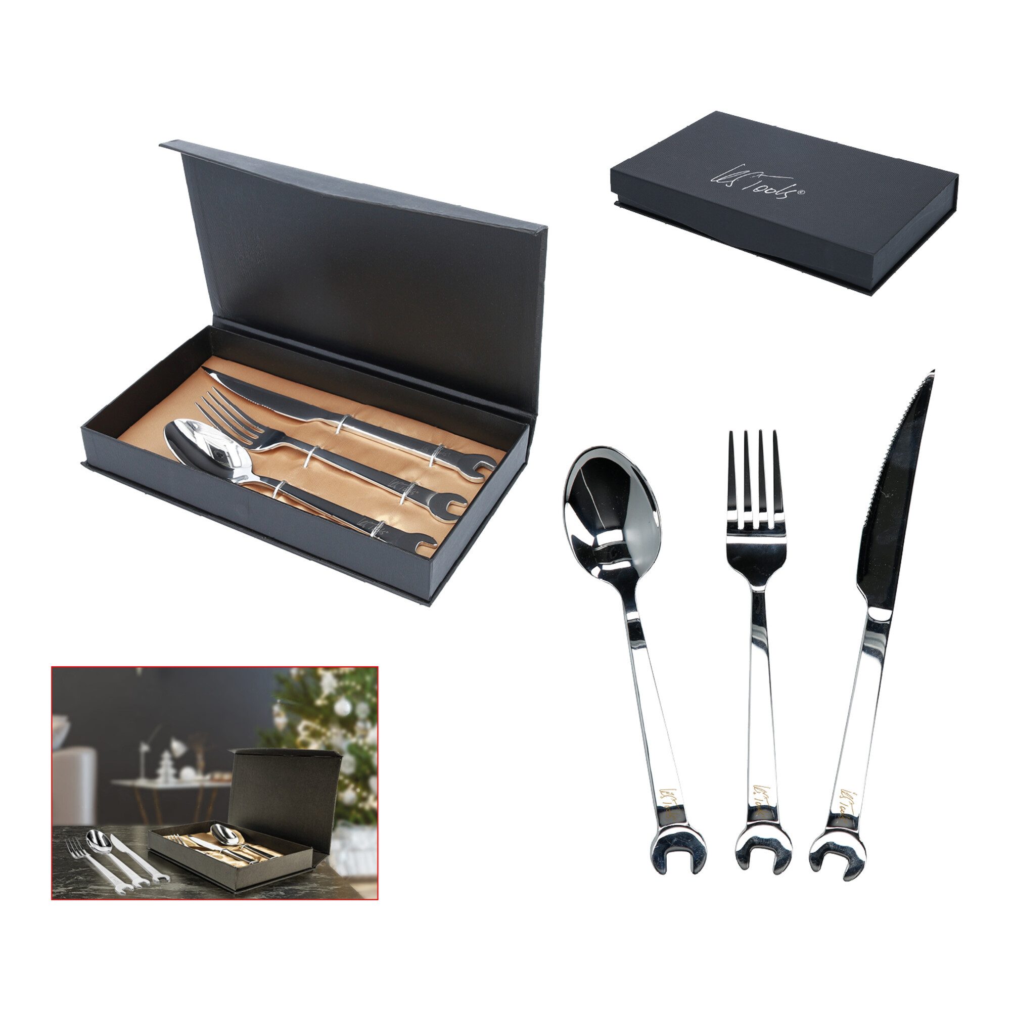 KS Tools Zubehör-Set KS Tools Besteck-Set, 3-tlg.