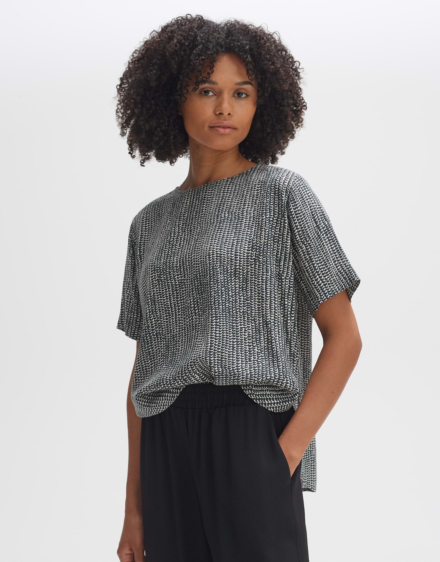 Shirtbluse Shirtbluse FASPA DESERT Loose aus ECOVERO™ Viskose