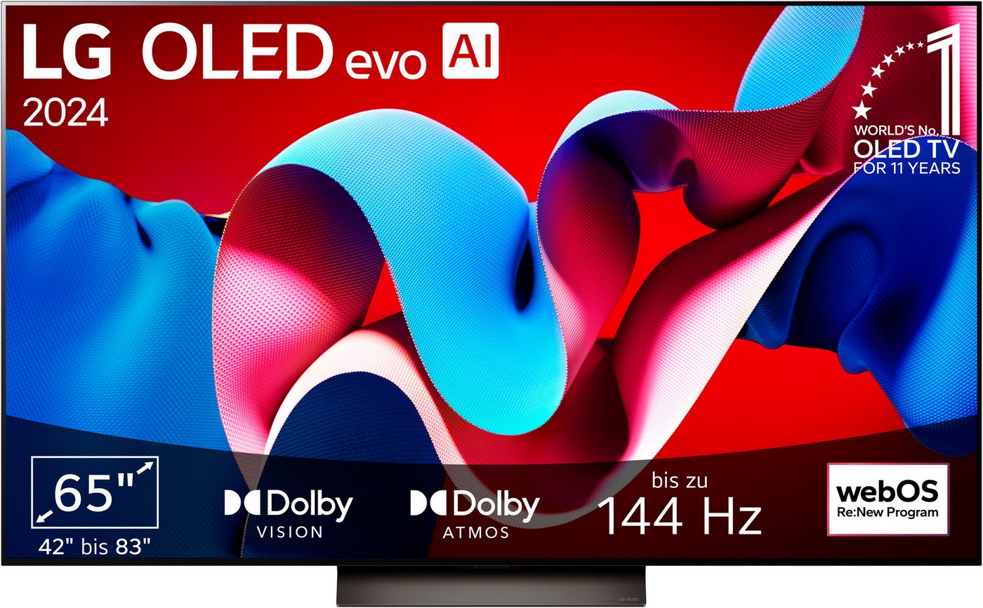 LG OLED65C47LA OLED-Fernseher (164 cm/65 Zoll, 4K Ultra HD, Smart-TV) schwarz ! RABATT: 50.73% LG OLED65C47LA OLED-Fernseher (164 cm/65 Zoll, 4K Ultra HD, Smart-TV) schwarz ! RABATT: 50.73%