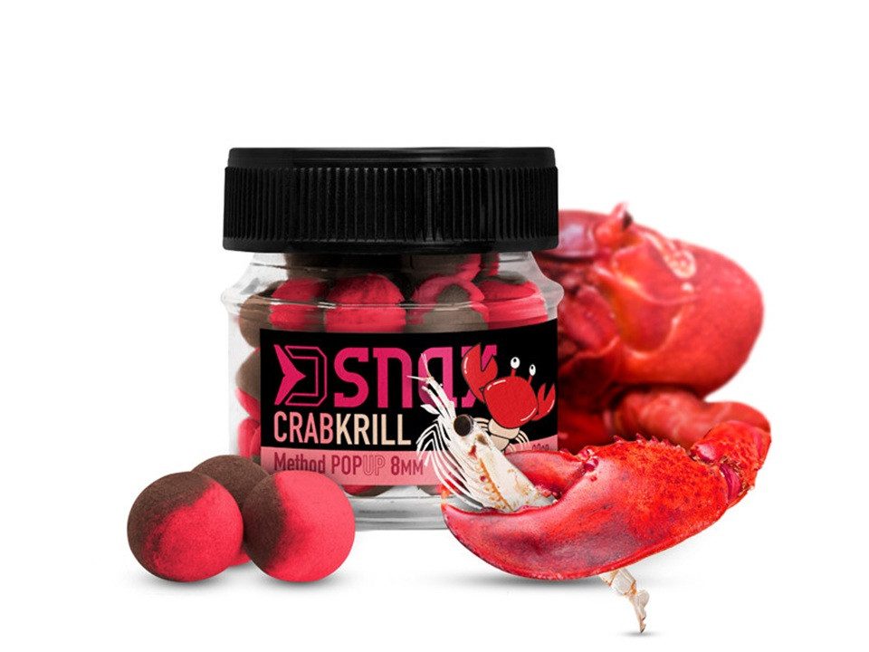 Delphin.sk Kunstköder Köder Pop Up Boilies D SNAX POP - ver. Größen und Geschmäcker, Farbenfroh