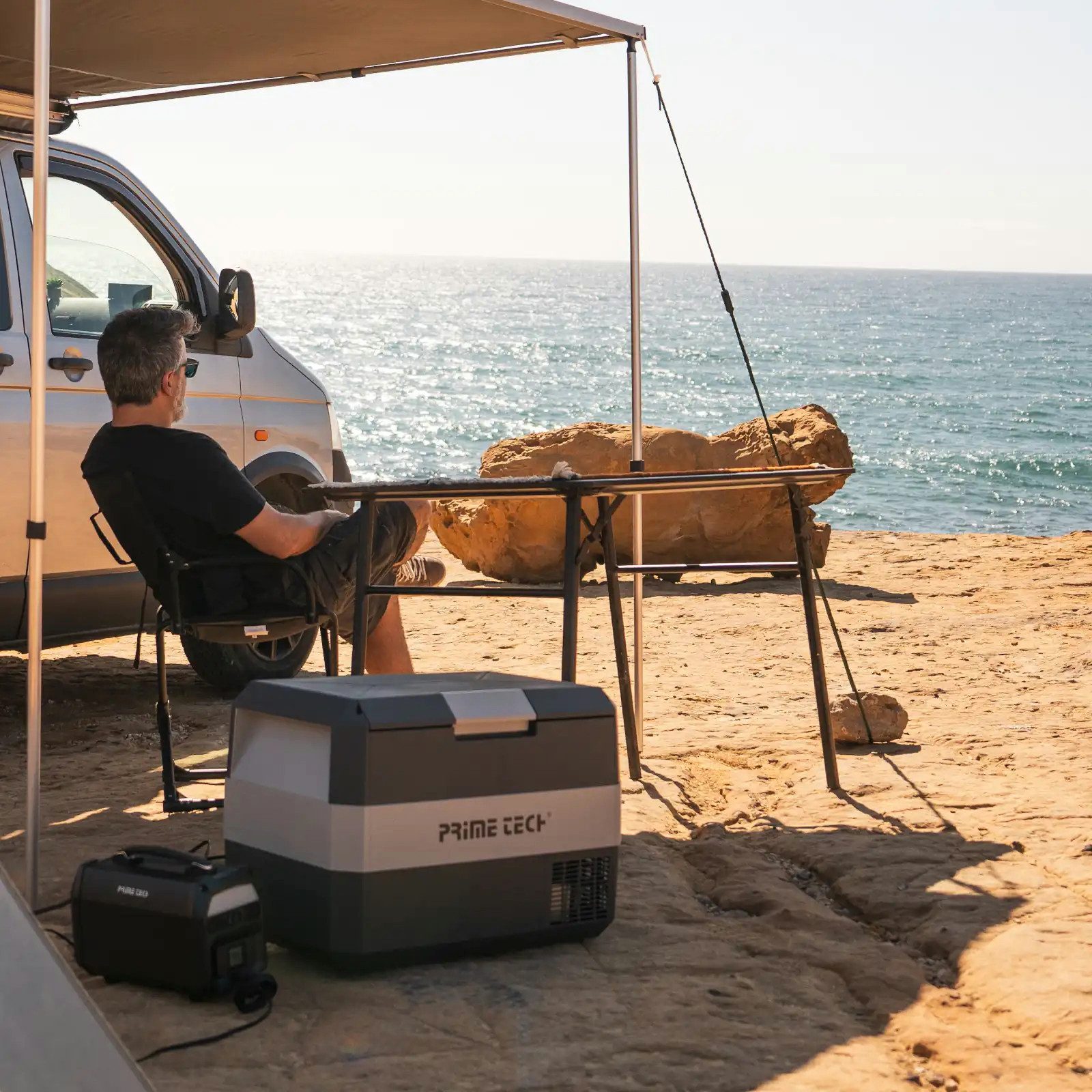 Prime Tech Elektrische Kühlbox Kompressor-Kühlbox (25l), 25 l