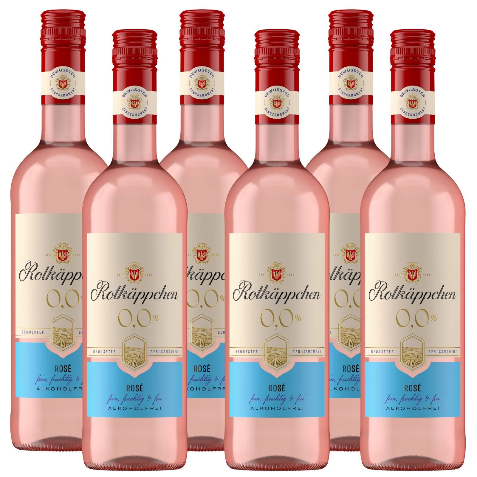 Rotkäppchen Wein Rotkäppchen Qualitätswein Rosé 0,0% (6x 0,75l), 6 x 0,75 l