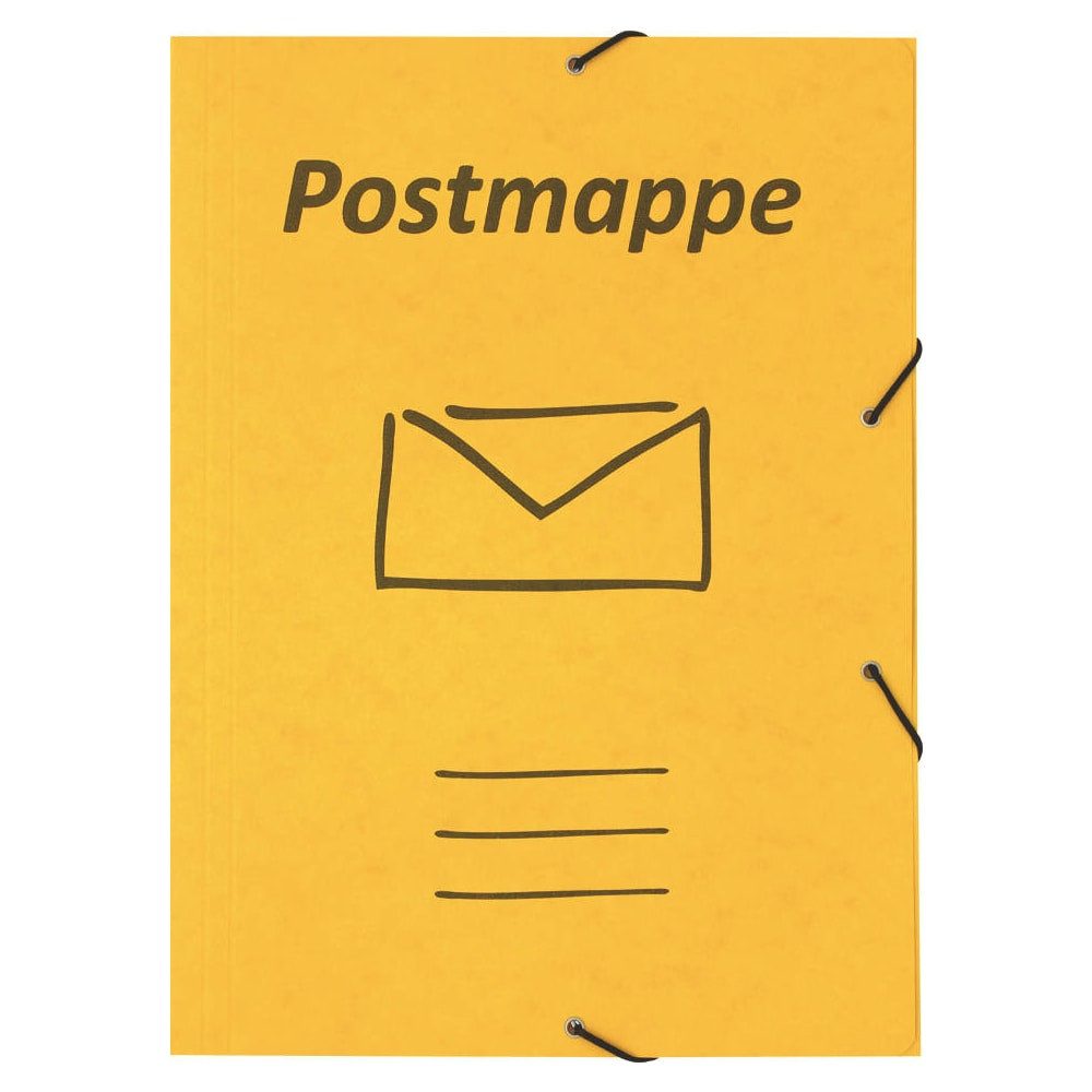 Stylex Schreibmappe Stylex - Postmappe DIN A4 - gelb günstig online kaufen