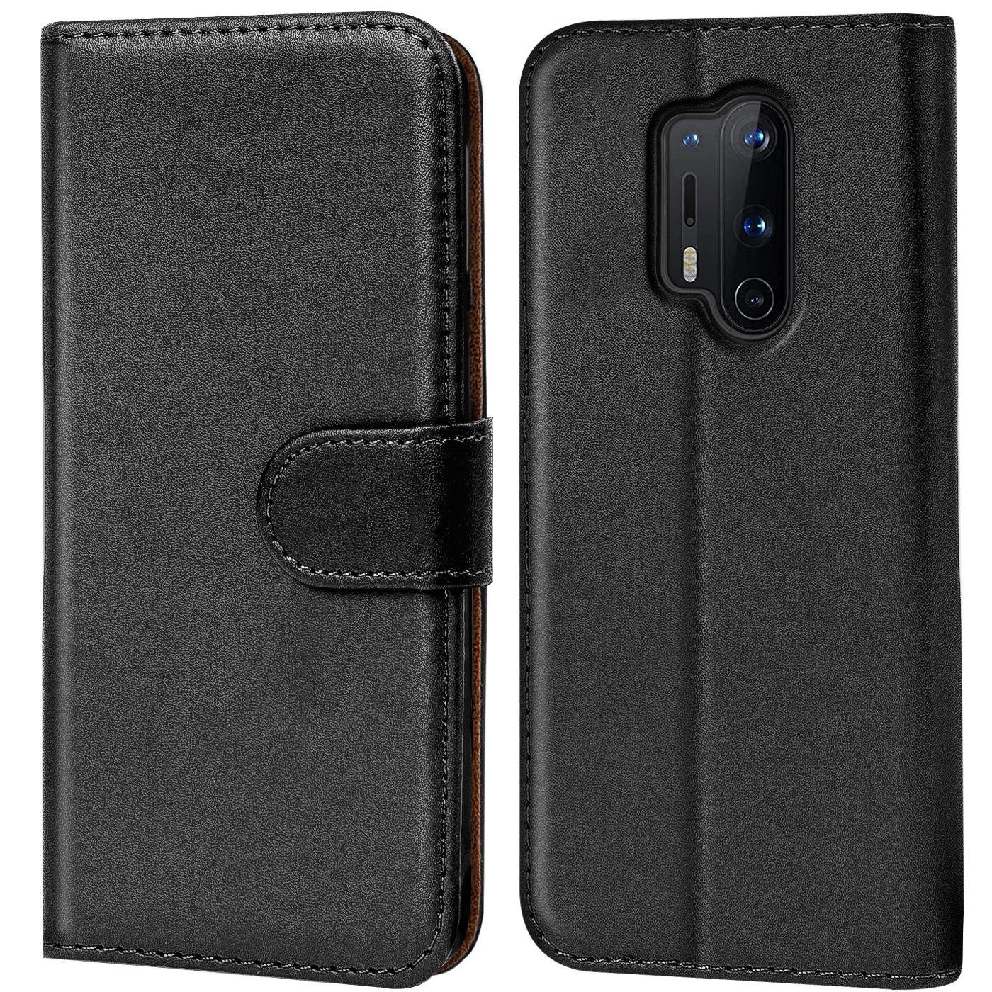 CoolGadget Handyhülle Wallet Klapp Tasche Book Case für OnePlus 8 Pro 6,78 Zoll, Hülle Klapphülle Flip Cover Etui Schutzhülle