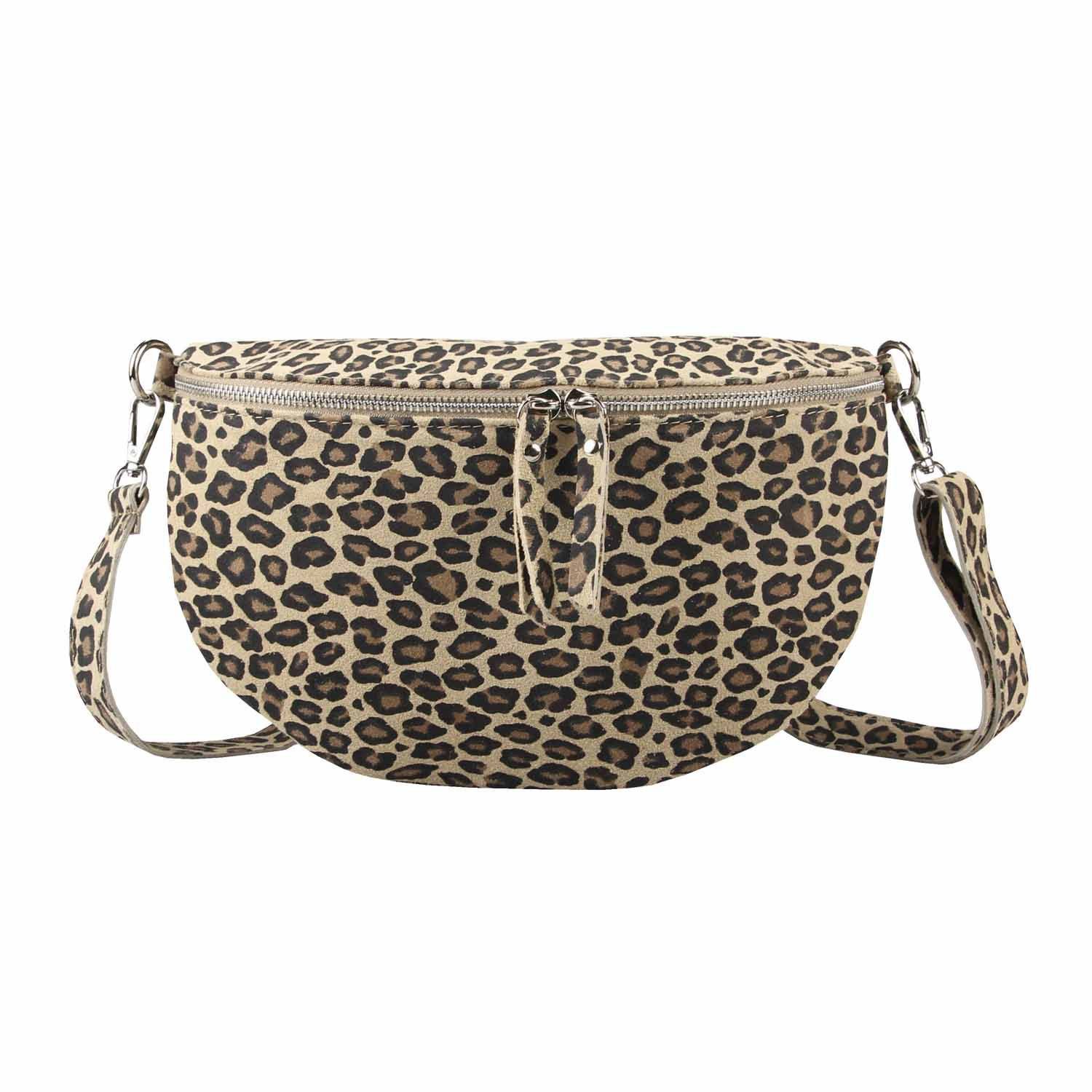 Bauchtasche Damen Leder Gürteltasche Hüfttasche Cross Body M