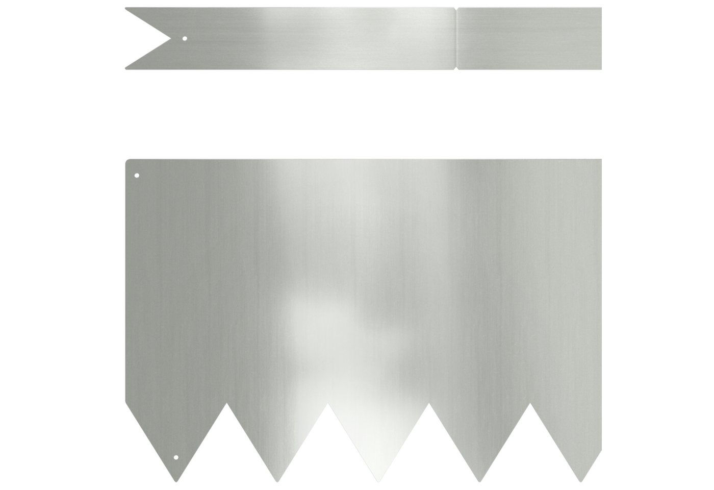 Thumbnail - vidaXL Beetumrandung Rasenkanten 10 Stk. 100x0,5x20 cm Verzinkter Stahl