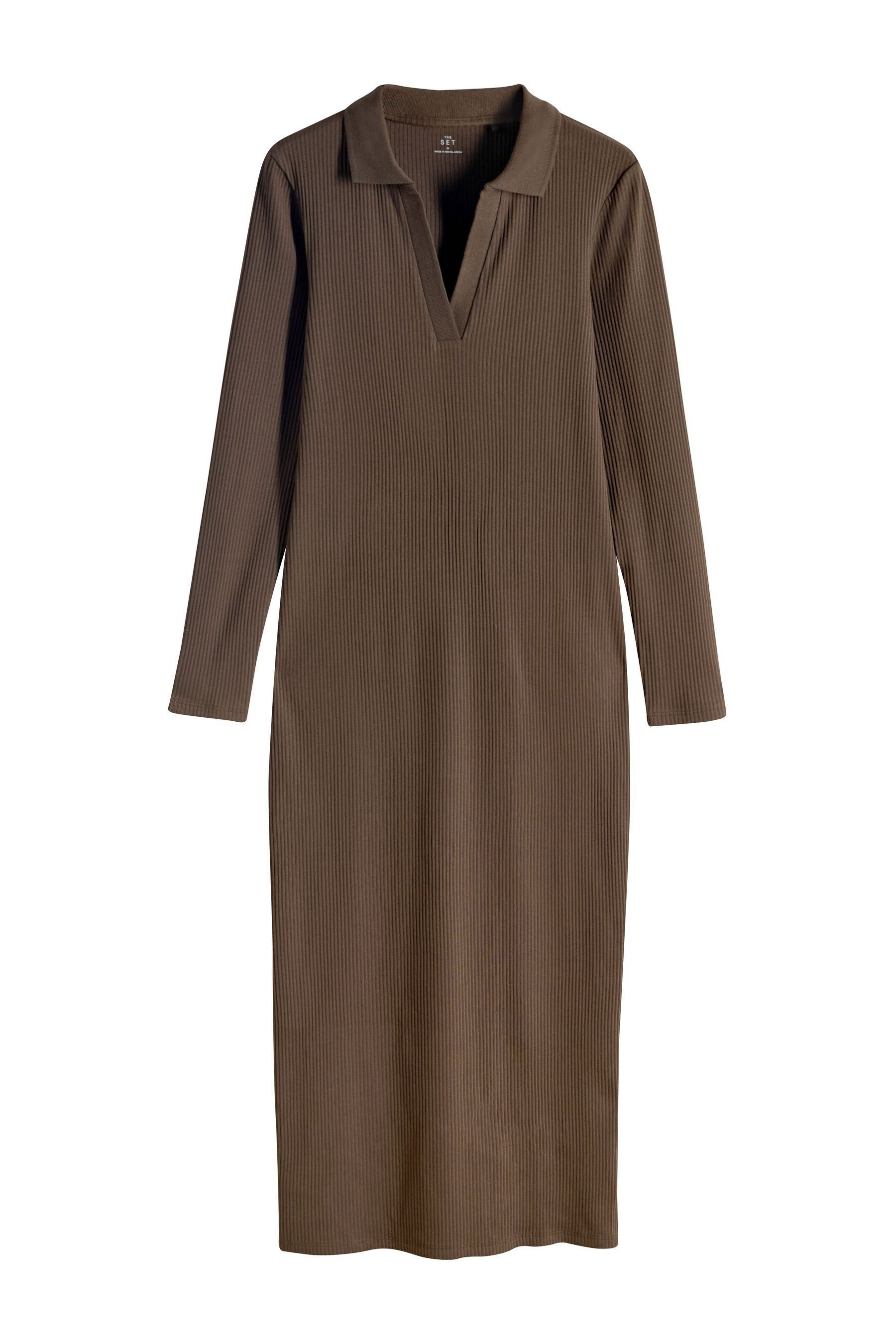 The Set Maxikleid The Set Gerippte Maxikleider, 2er-Pack (2-tlg) günstig online kaufen