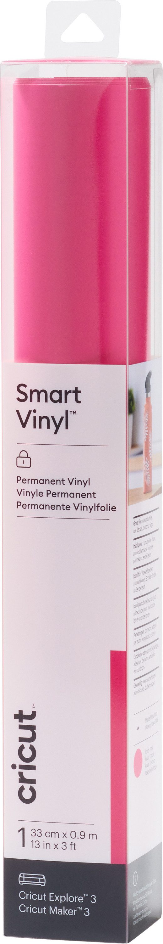 Cricut Dekorationsfolie Vinylfolie Smart Vinyl Permanent, selbstklebend 90 cm x 33 cm