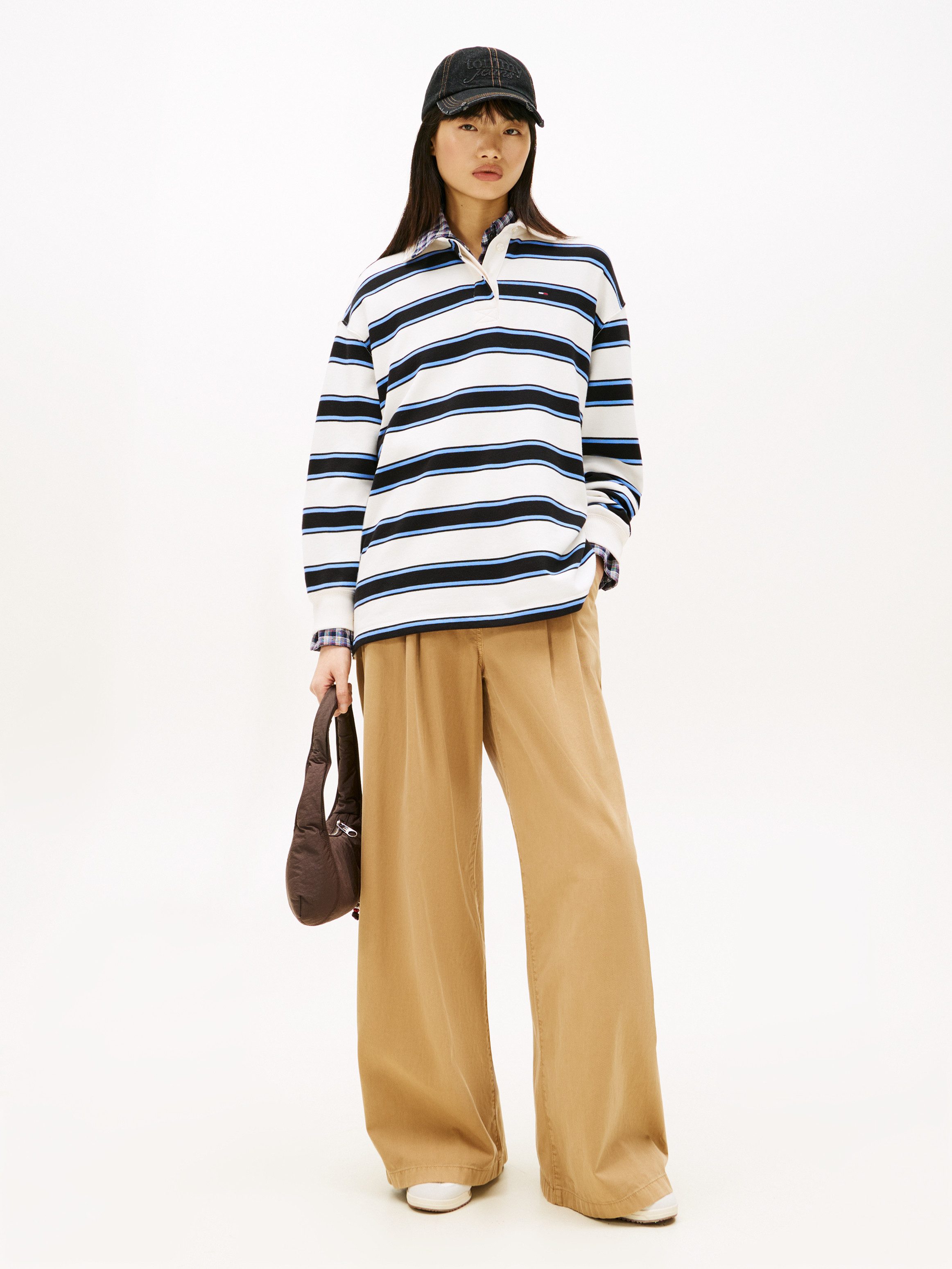 Tommy Jeans Chinohose TJW OVS WIDE LEG CHINO