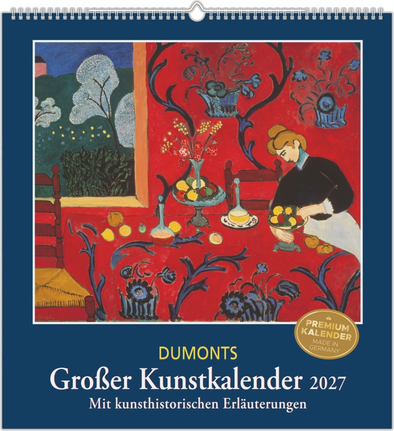 Wandkalender DUMONTS Großer Kunstkalender 2027