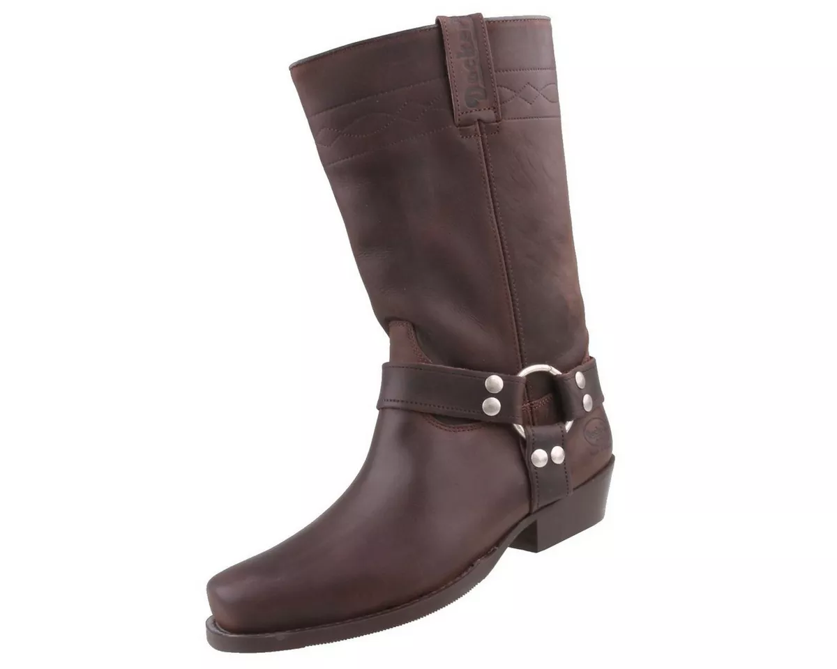 Dockers by Gerli 030140-006044 Stiefel Biker Boots mit charakteristischem Stiefelband