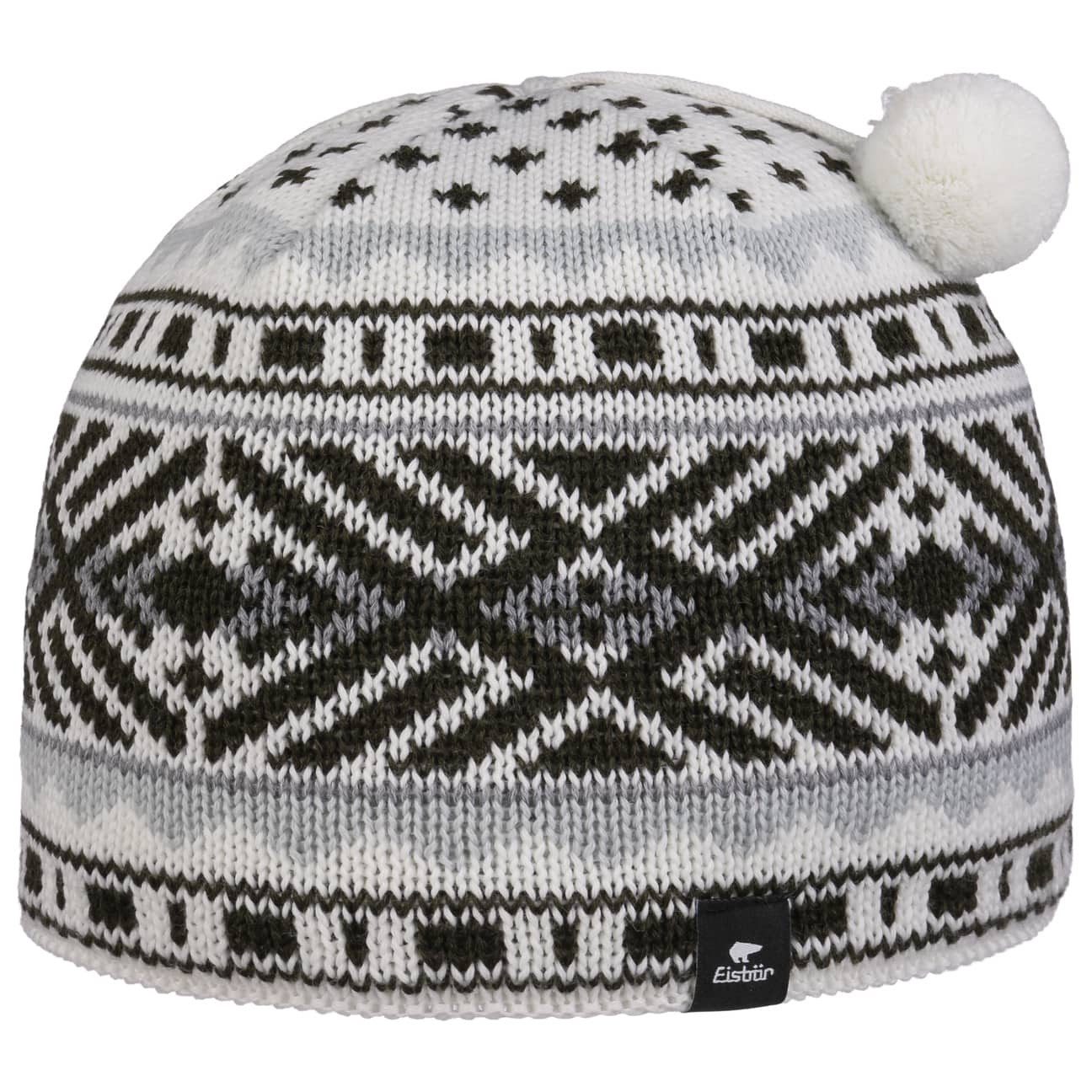 Eisbär Bommelmütze (1-St) Beanie mit Futter, Made in Austria
