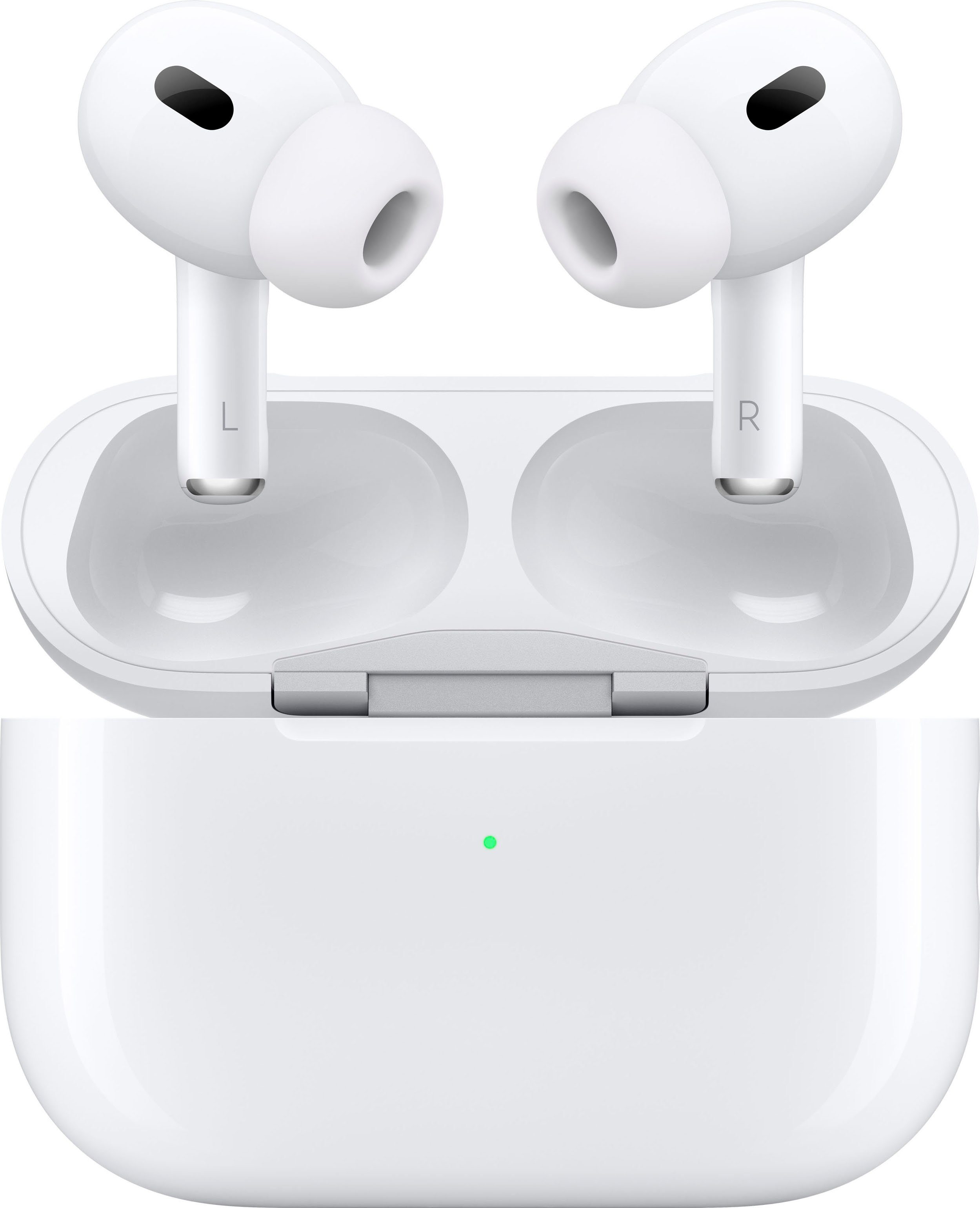 Apple AirPods Pro (2. Gen. 2023) mit MagSafe Case (USB-C) Навушники-вкладиші (Active Noise Cancelling (ANC), Freisprechfunktion, Transparenzmodus, kompatibel mit Siri, Siri, Bluetooth)