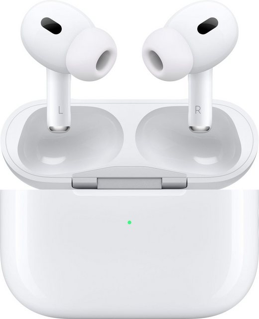 Apple AirPods Pro (2. Gen. 2023) mit MagSafe Case (USB-C) In-Ear-Kopfhörer (Active Noise Cancelling (ANC), Freisprechfunktion, Transparenzmodus, kompatibel mit Siri, Siri, Bluetooth)