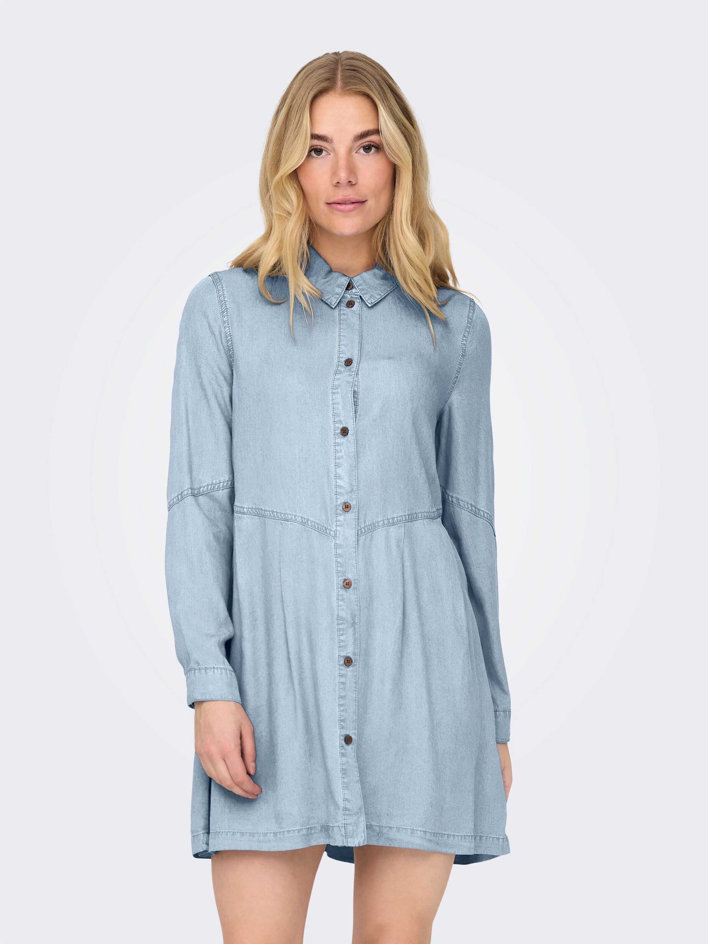 ONLY Blusenkleid ONLCHARIS (1-tlg) Drapiert/gerafft