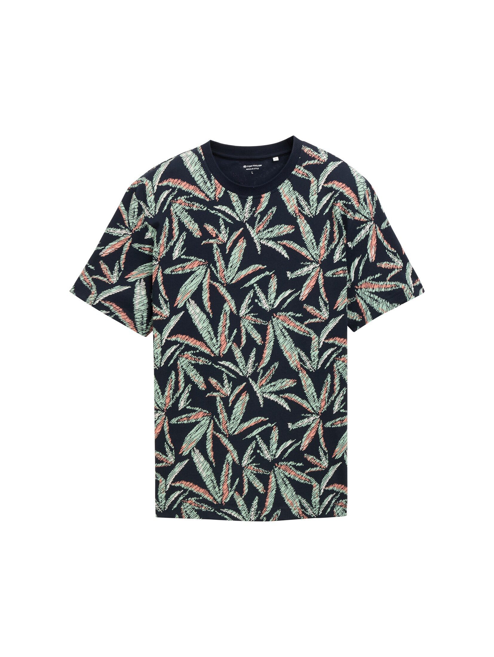 TOM TAILOR T-Shirt T-Shirt mit Muster günstig online kaufen