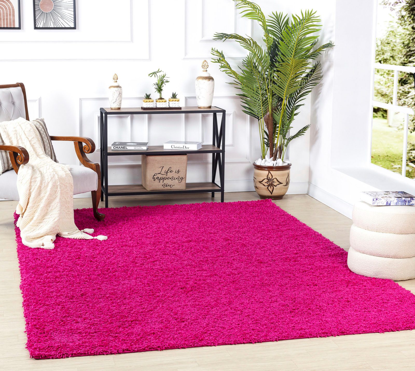 Livabliss Hochflor-Teppich BORACAY, rechteckig, Höhe: 37 günstig online kaufen