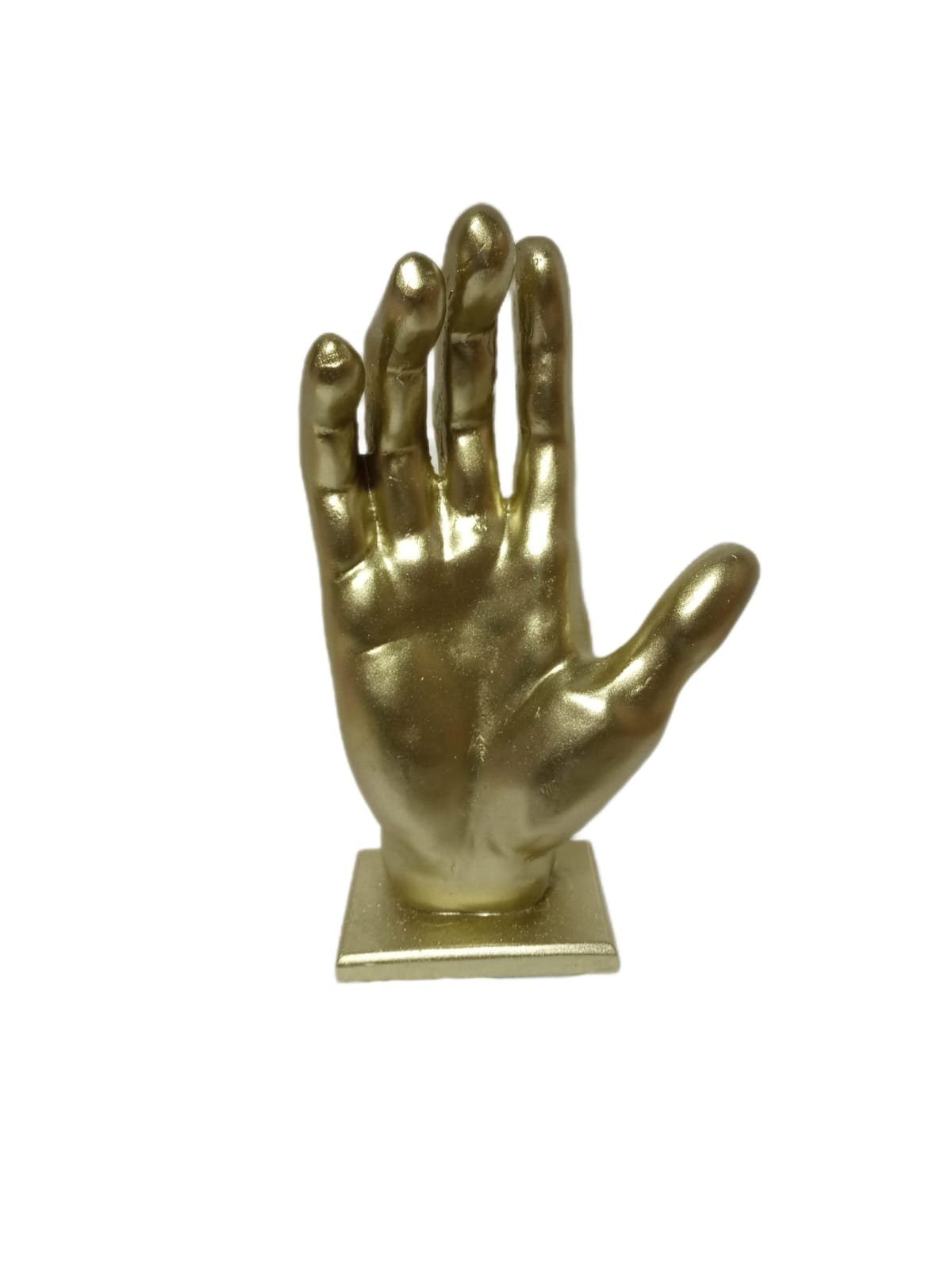 Gold, moebel17 Dekofigur Skulptur Dekofigur Hand aus Polyresin
