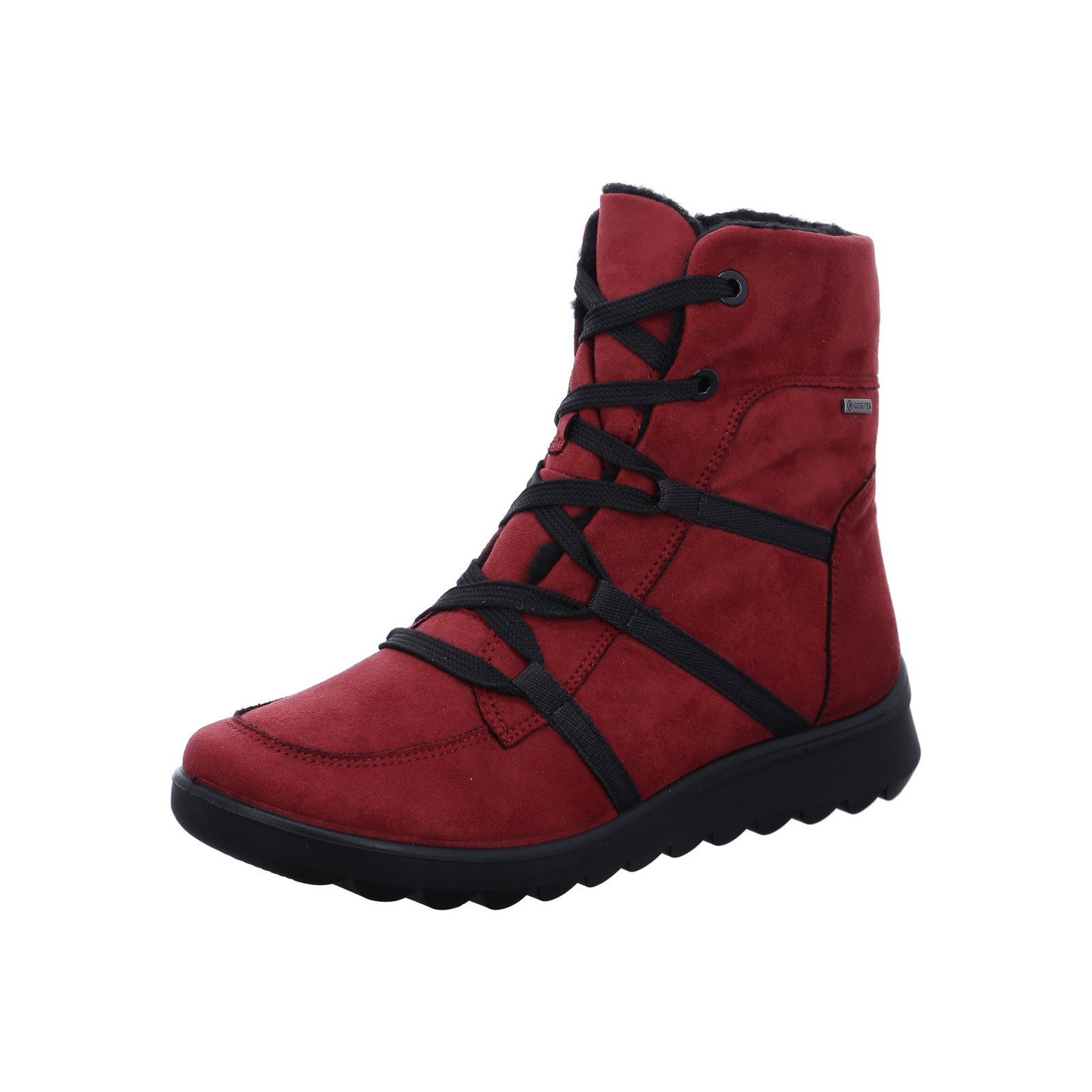 Ara Toronto - Damen Schuhe Stiefel Stiefel Textil rot