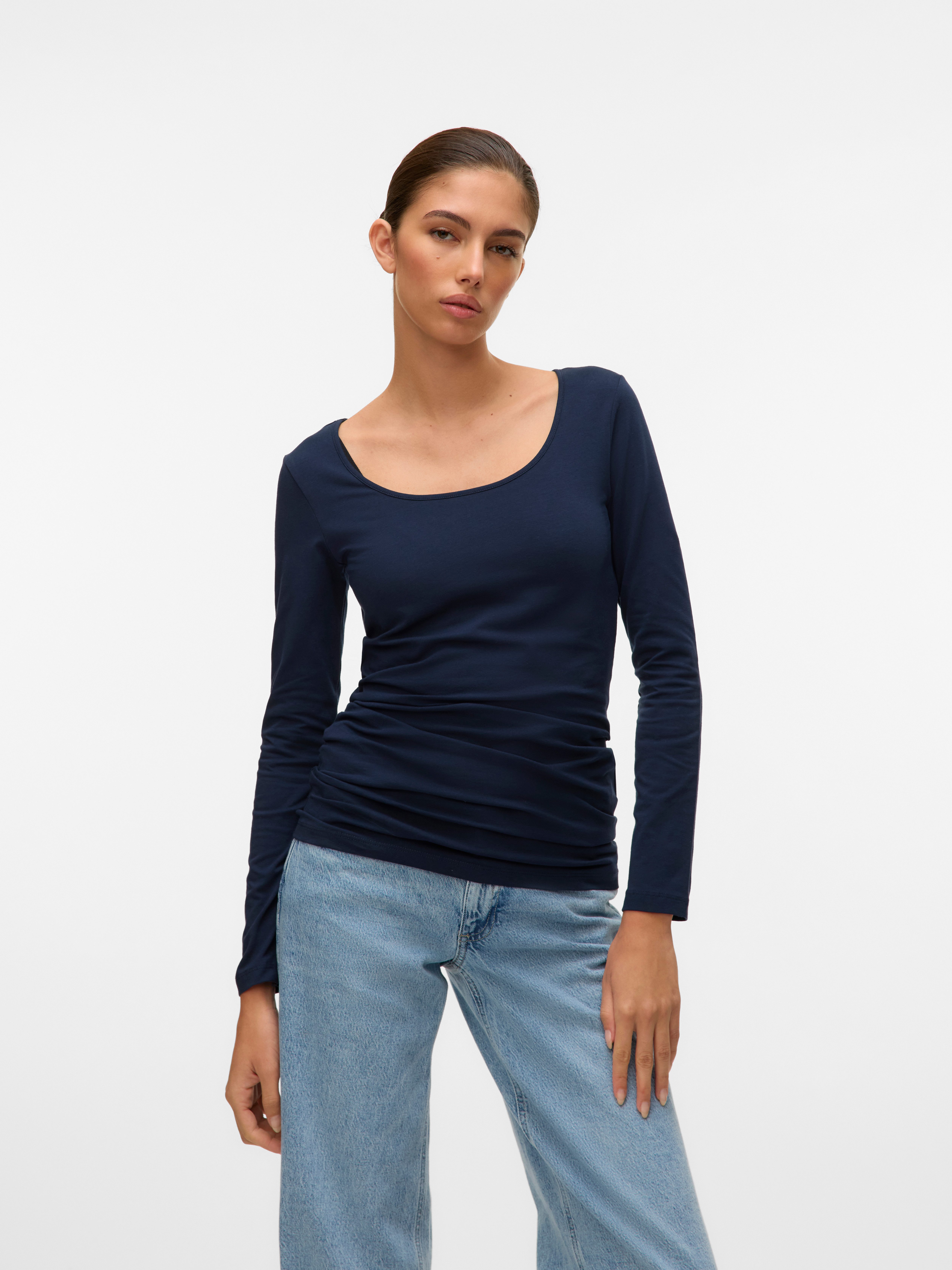 Vero Moda Langarmshirt VMMAXI günstig online kaufen