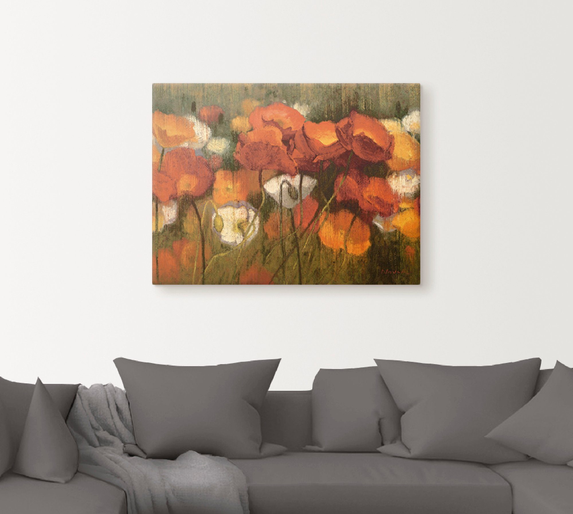Artland Wandbild Das starke Rot II, günstig online kaufen