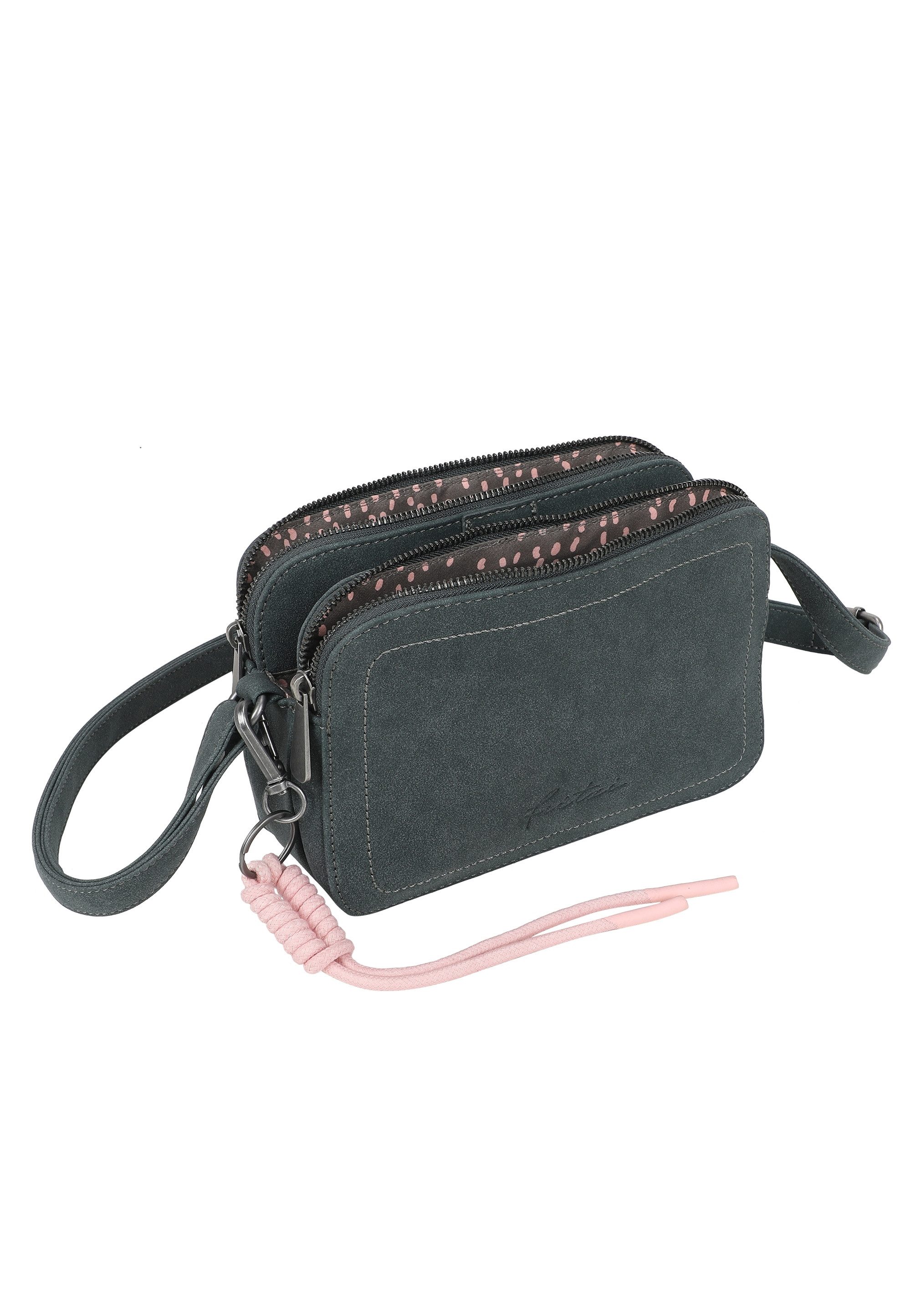 Fritzi aus Preußen Schultertasche Jony Suede Jacky, mit angerauter Materialoberfläche
