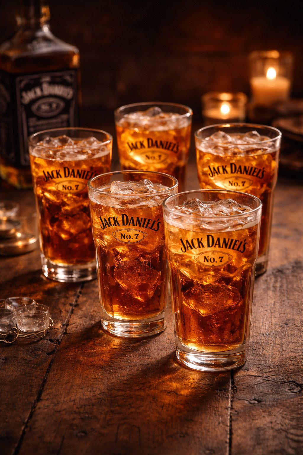 Jack Daniels Gläser-Set Jack Daniel’s Old No. 7 Longdrink Gläser 6er Set – 2 cl & 4 cl g