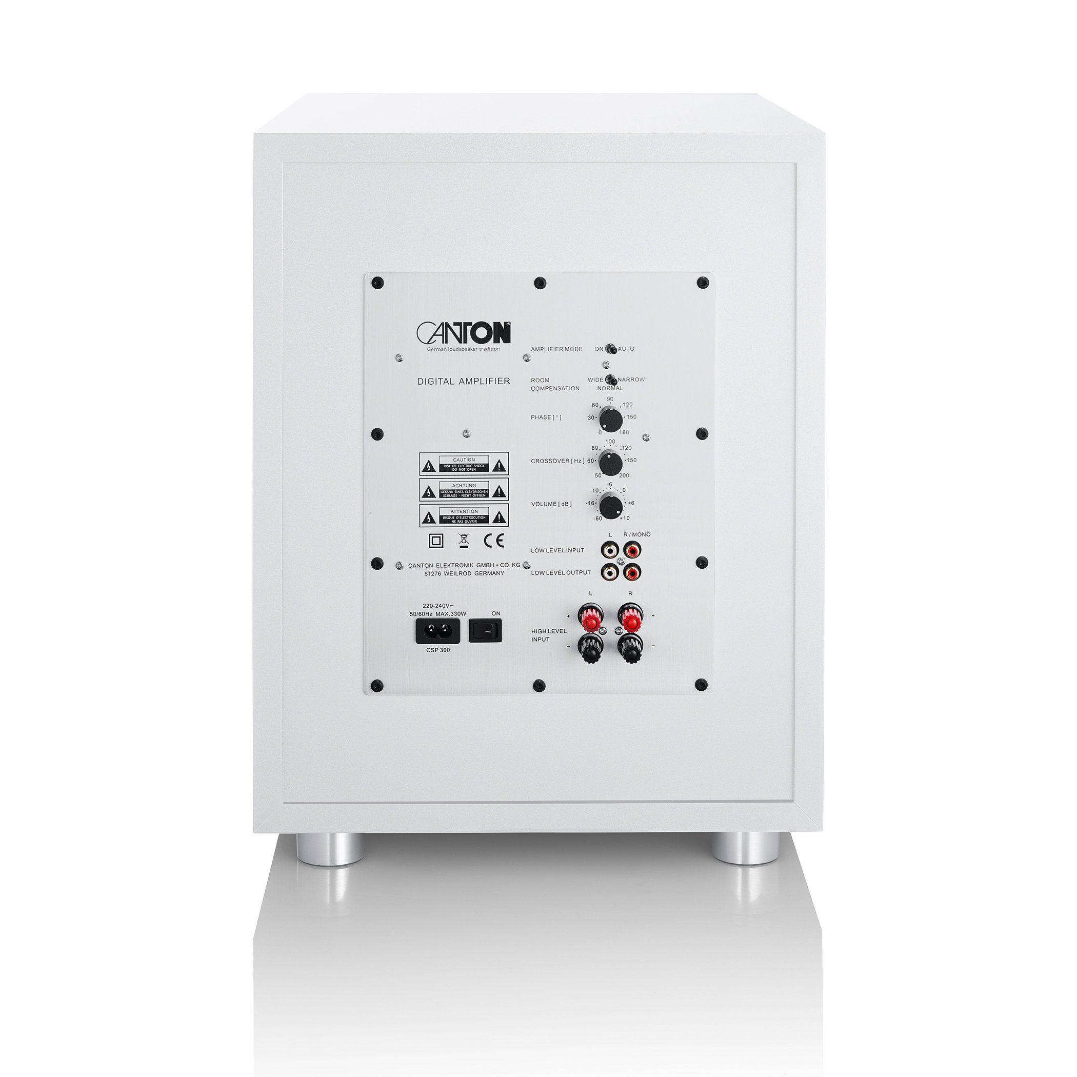CANTON Power Sub 12 weiss Aktion Subwoofer (380.0 W)