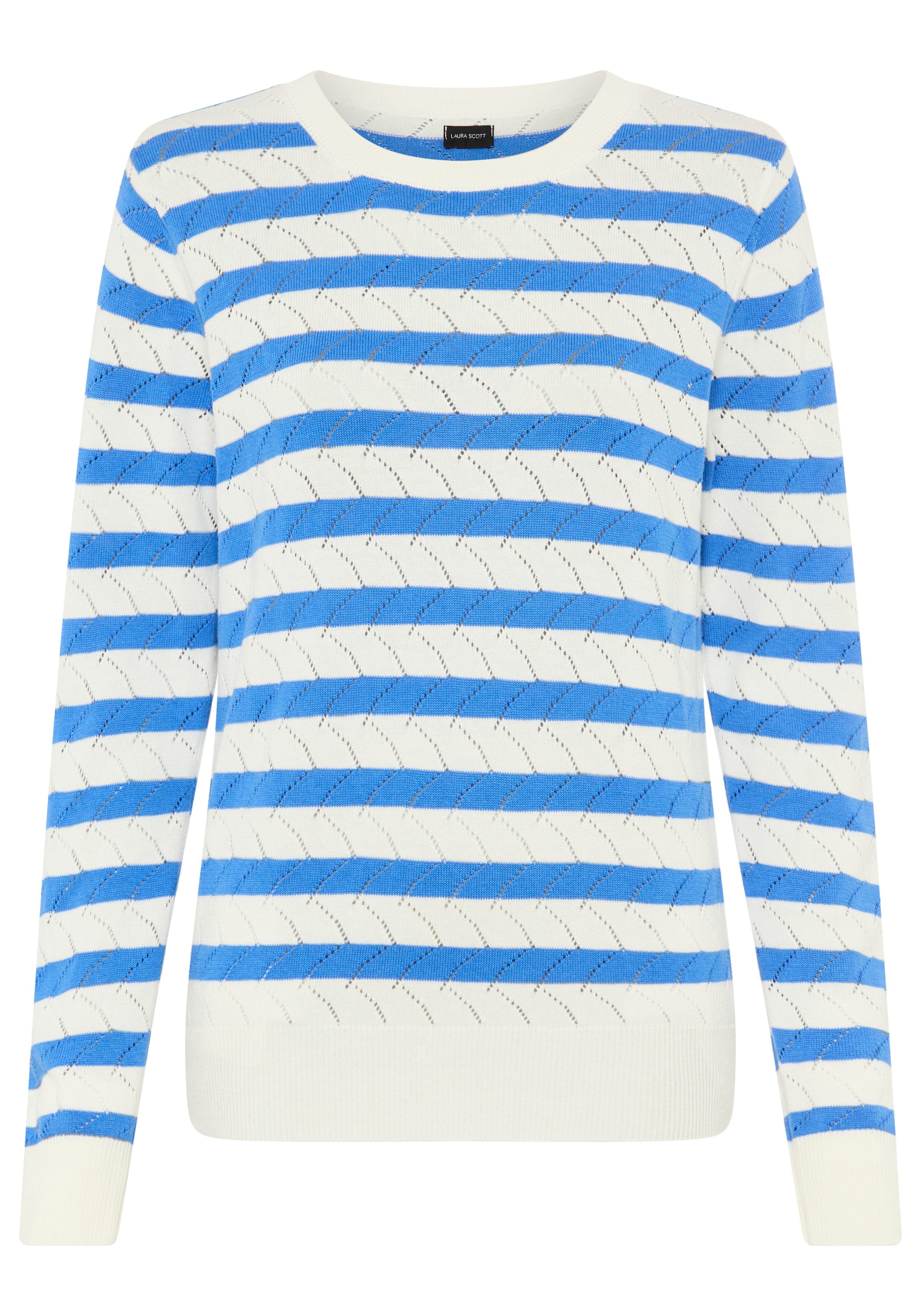 Ajourpullover im sommerlich leichtem Frühlings-Look