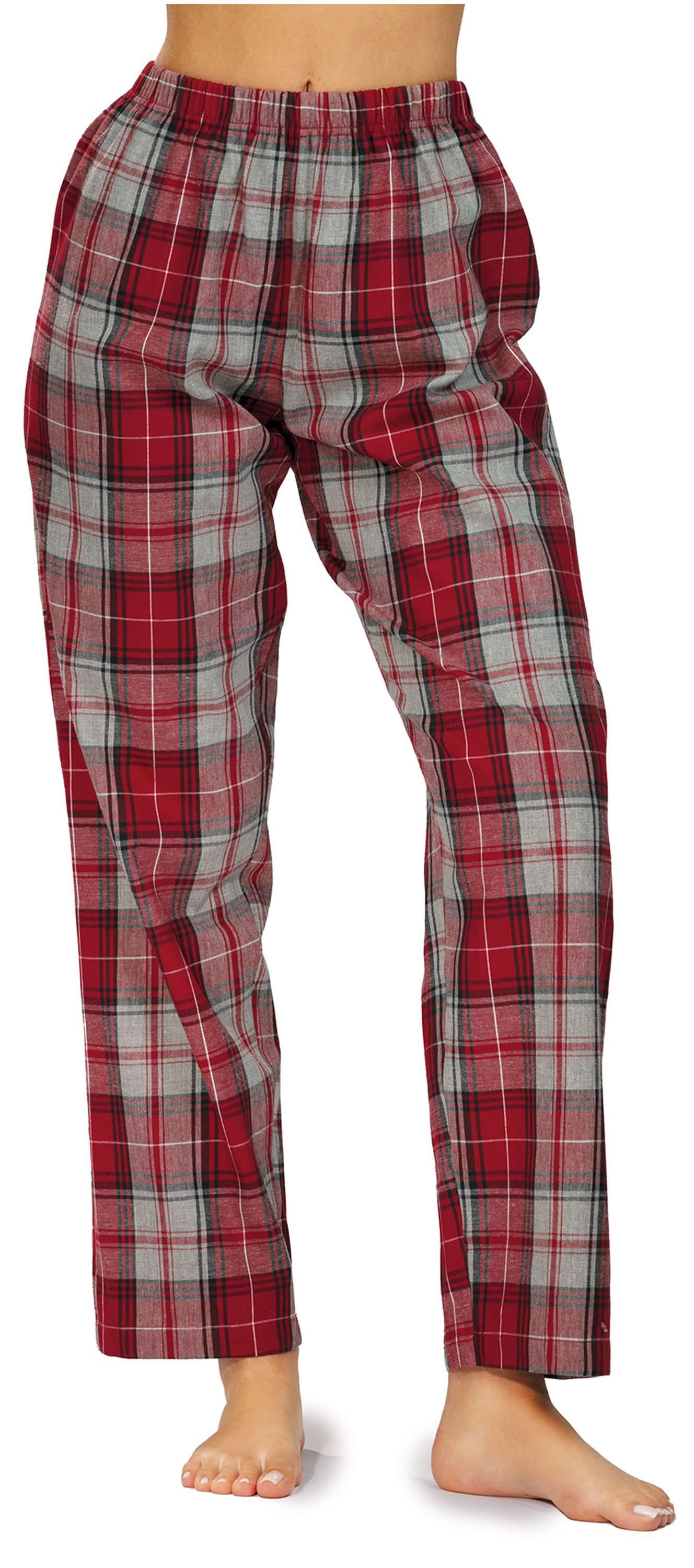 comtessa Pyjamahose Lovely Dreams (1-tlg., 1-teilig) Damen Web Flanell Schlafhose Pyjamahose lang Baumwolle