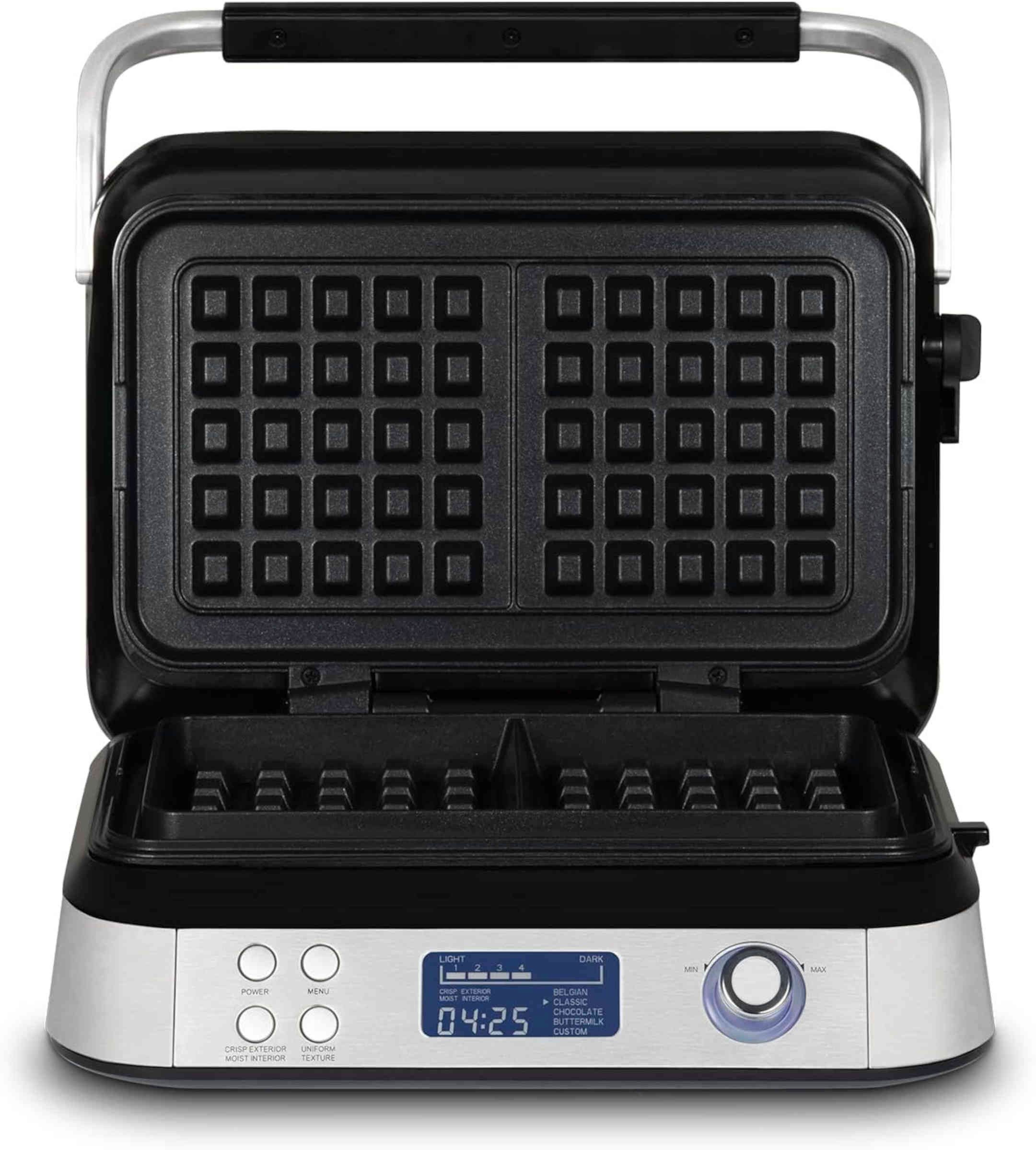 H.Koenig Waffeleisen GFX 800 Digitales Doppel-Waffeleisen mit LCD-Display, 1400 W