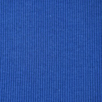 SCHÖNER LEBEN. Stoff Kreativstoff Strickschlauch Bündchenstoff grob royalblau 27cm Breite