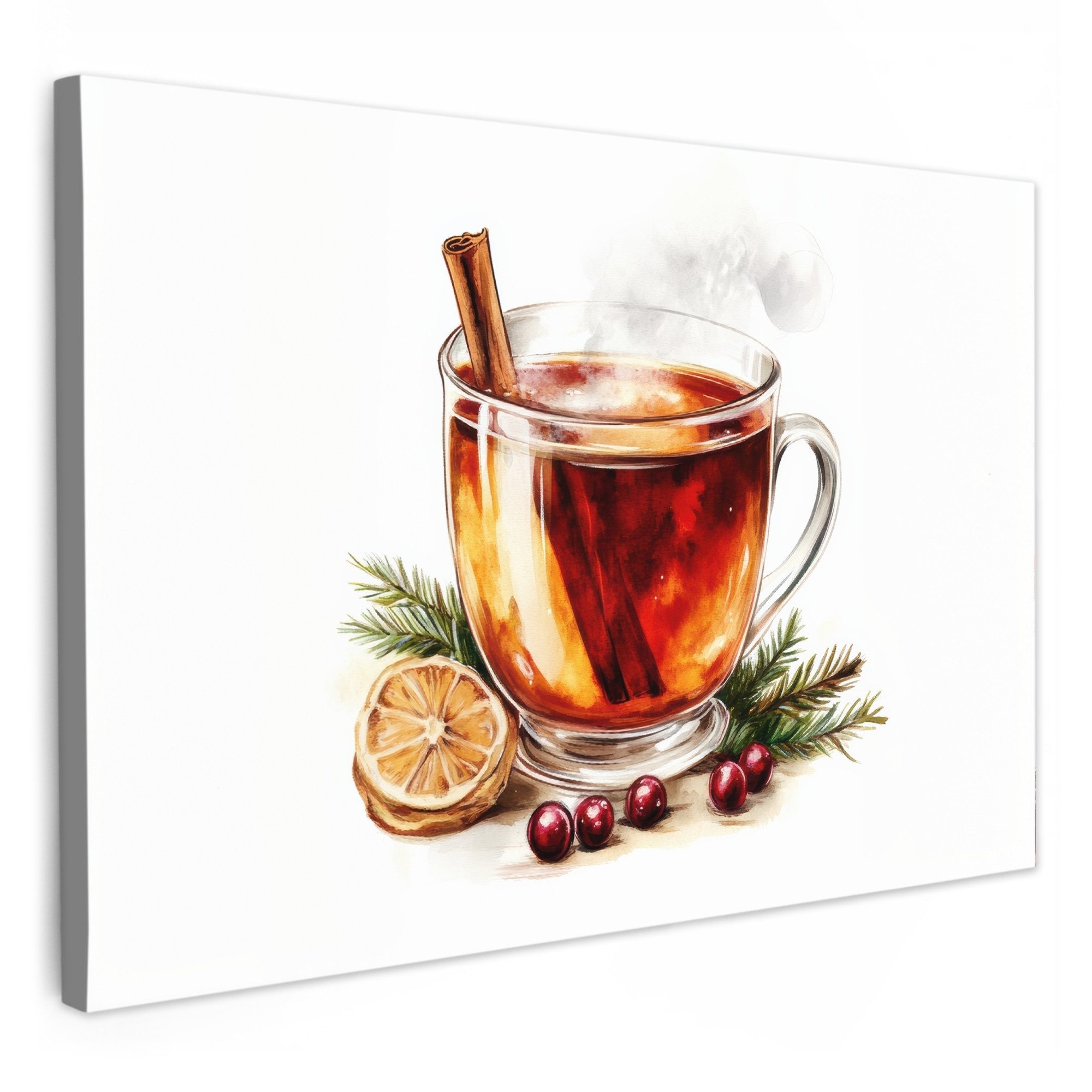 OneMillionCanvasses® Leinwandbild Tee - Warm - günstig online kaufen