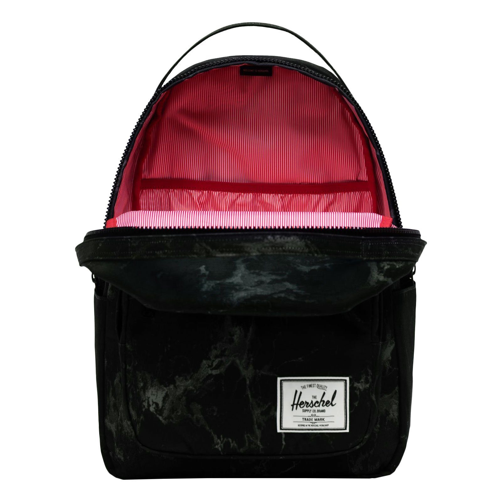 Herschel marble Backpack, Miller 04896 Freizeitrucksack mit Laptopfach black