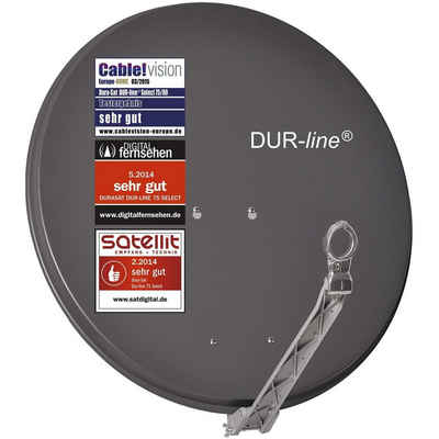 DUR-line DUR-line Select 75/80cm Anthrazit Satelliten-Schüs Sat-Spiegel