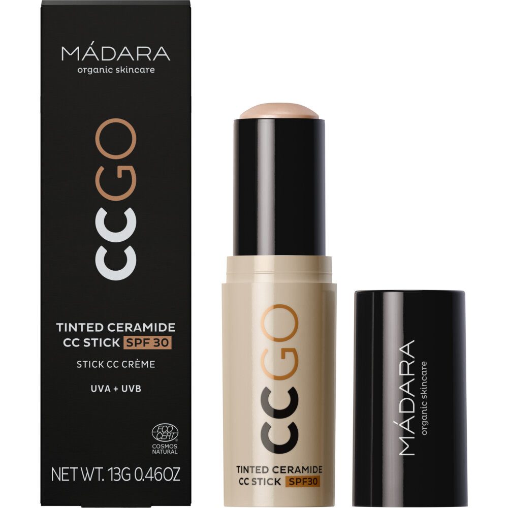 Madara Gesichtspflege CC GO Getönter Ceramide CC Stick mit LPS TRUE BEIGE, Beige, 13 g