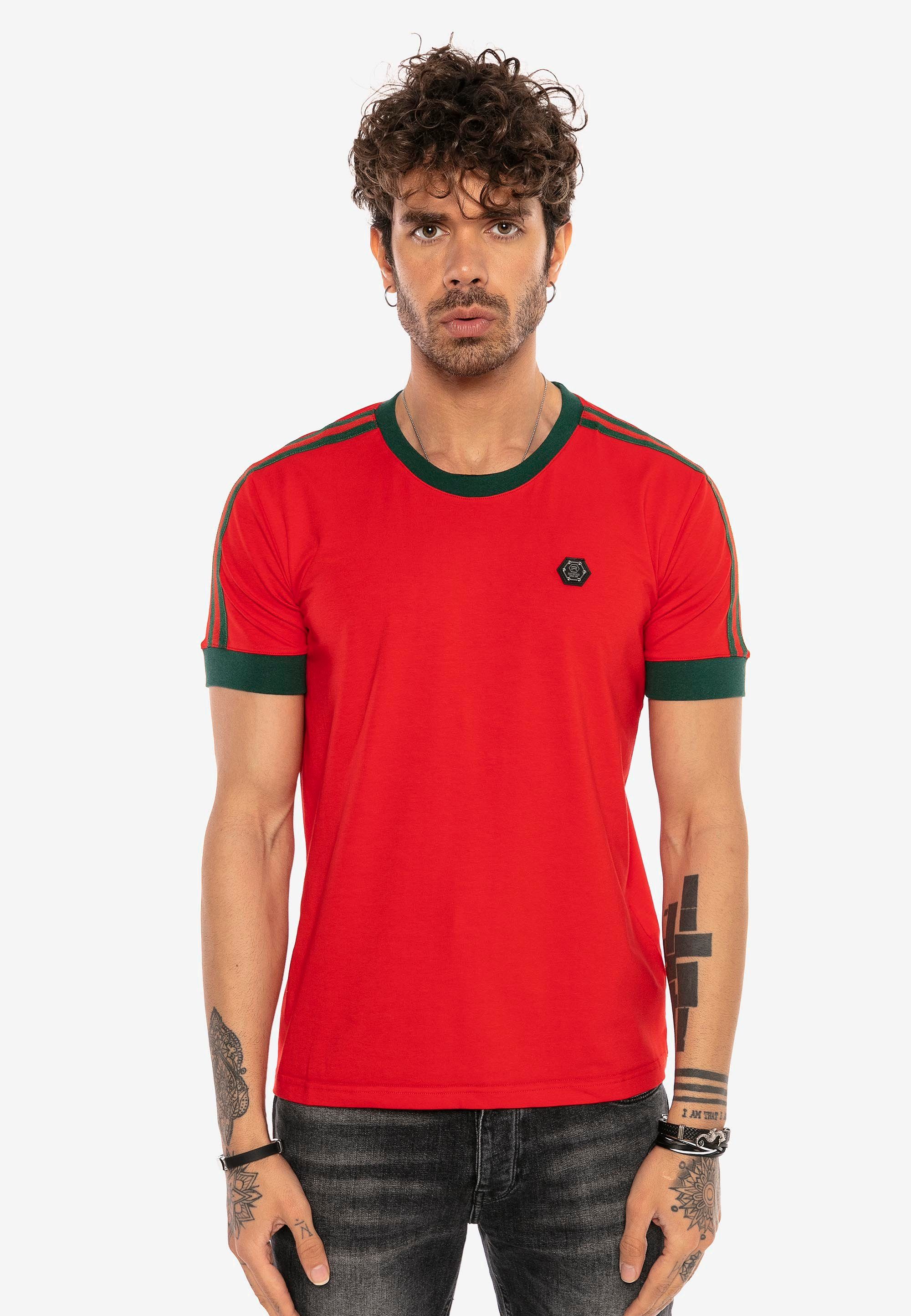 Herren Shirts RedBridge T-Shirt Sacramento mit Streifen