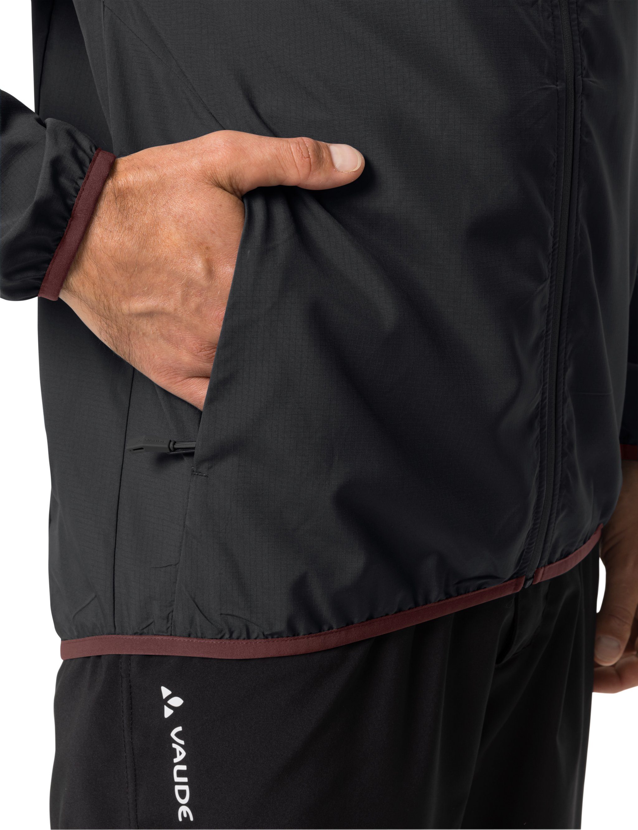 (1-St) uni Men's kompensiert Klimaneutral VAUDE Outdoorjacke black Jacket Air Qimsa
