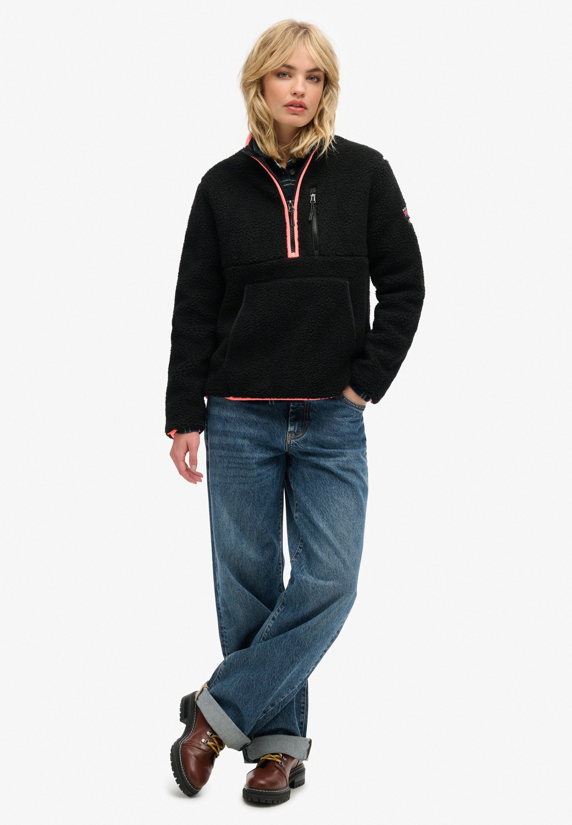 Superdry Fleecepullover OUTDOOR HALF ZIP FLEECE günstig online kaufen
