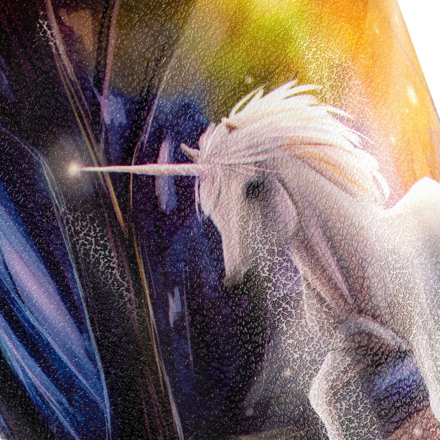 Idena Mülleimer Idena 10842 - Papierkorb Kinder, Einhorn Motiv, 9 Liter Fassungsvermög