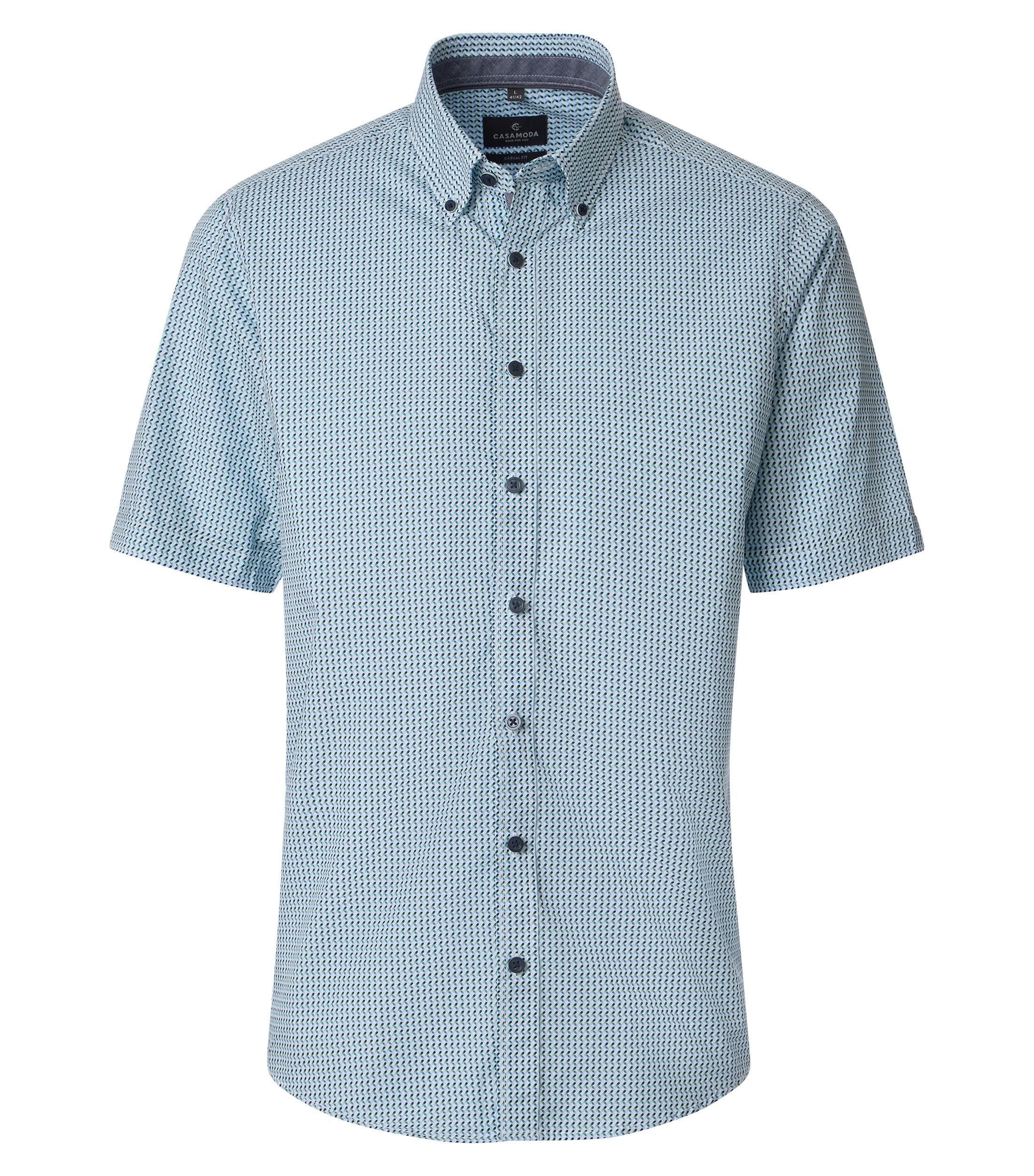 CASAMODA Kurzarmhemd CASAMODA Freizeithemd Kurzarm Print