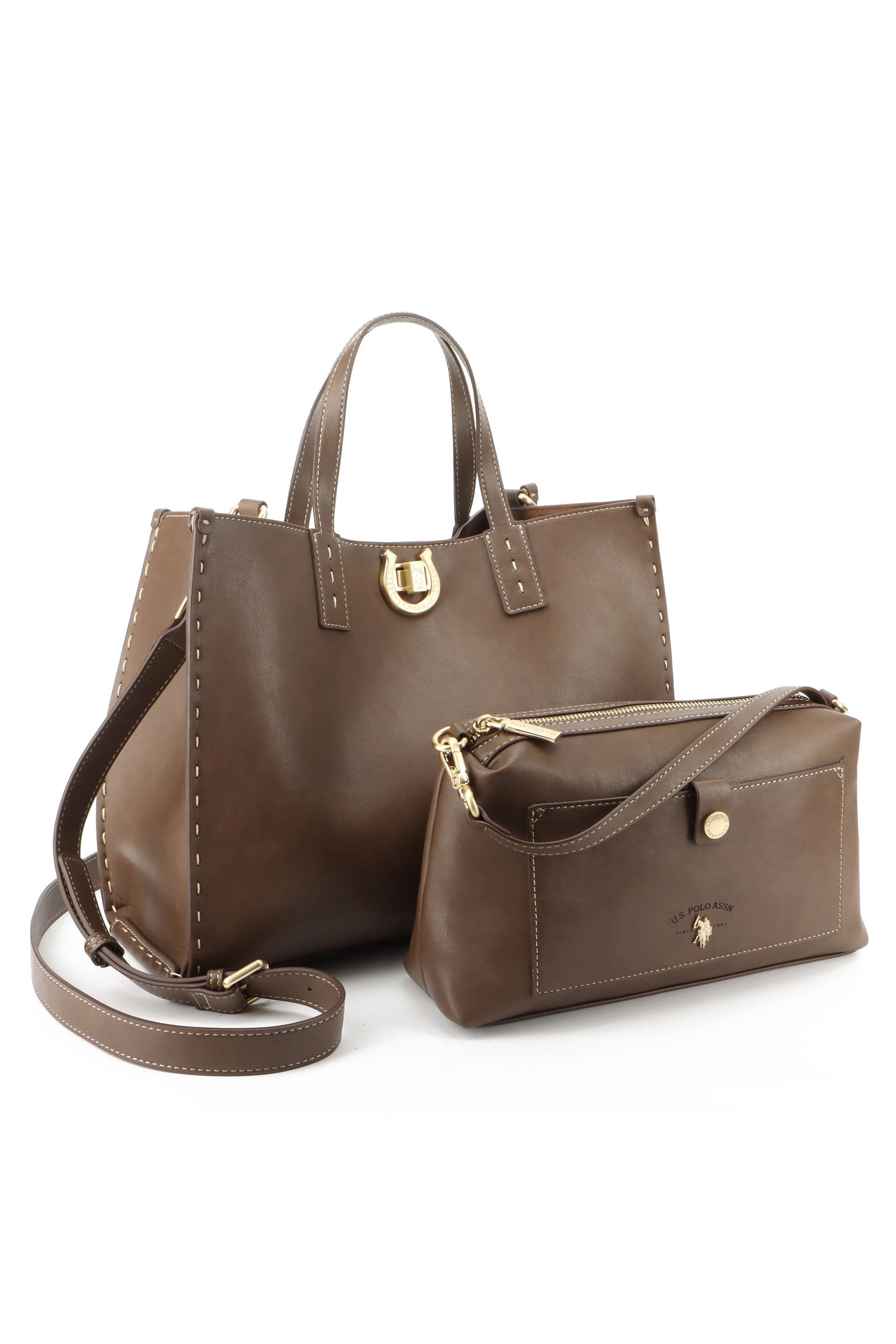 U.S. Polo Assn. Tragetasche MIDDLETON DOUBLE HANDLE BAG Damen, Tragetasche Damen, Shopper, Einkaufstasche, Fashion, Lifestyle, Sale